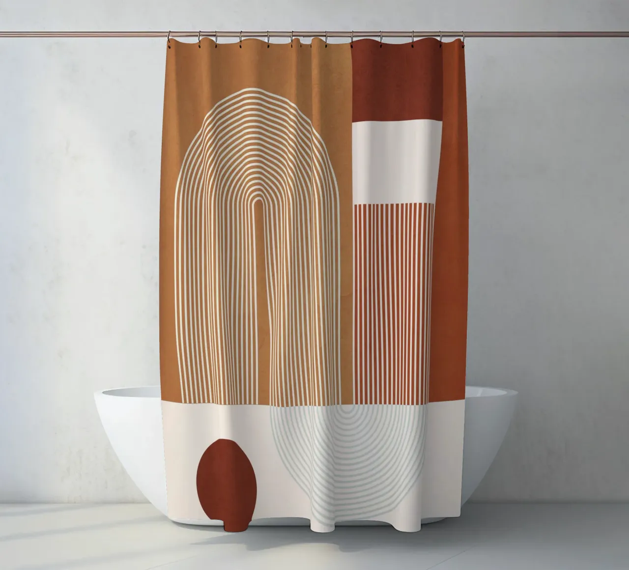 Forme geometriche 51 tenda da doccia da Gaite