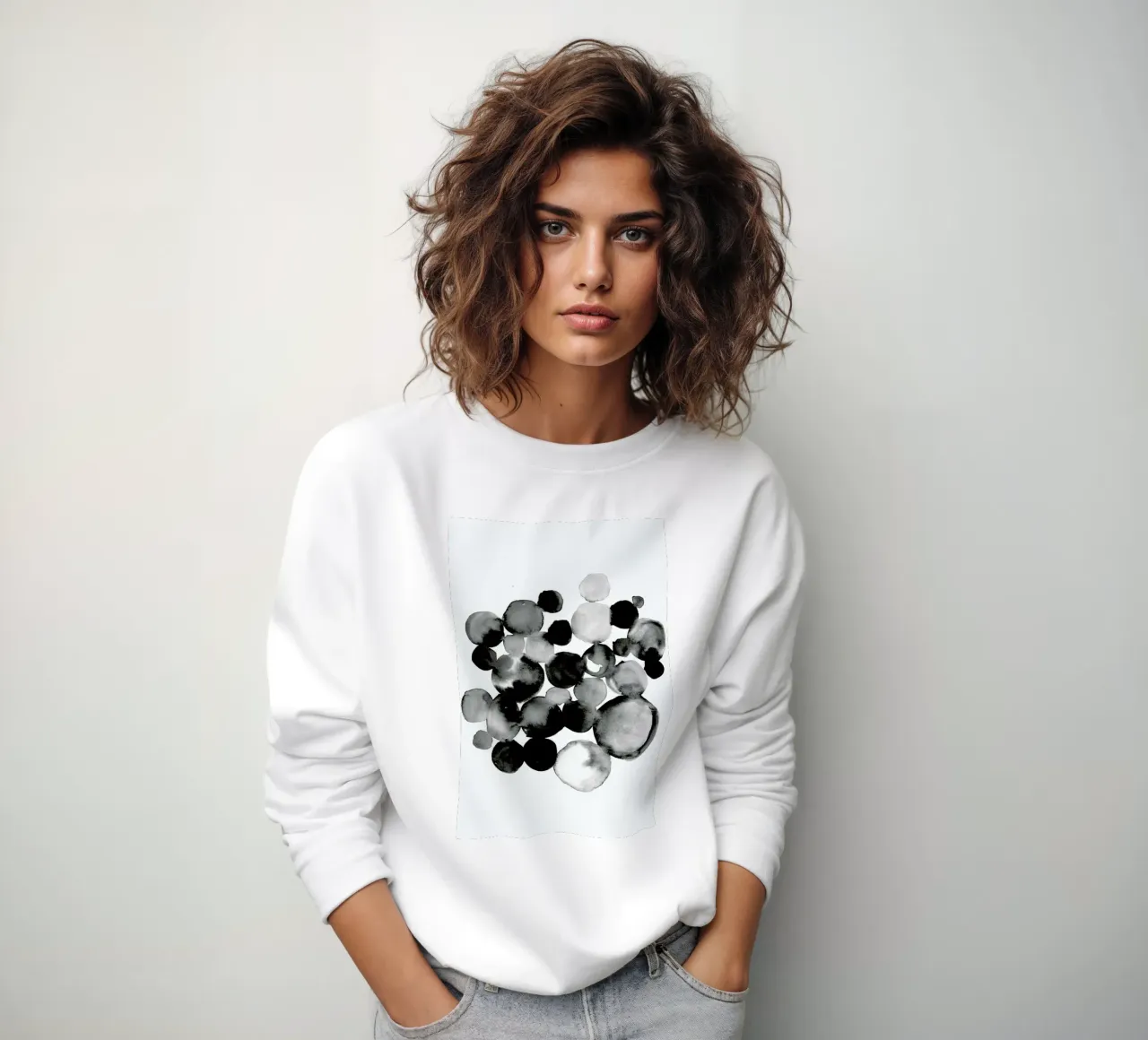 Stains sweatshirt van Niina Pechkovskaya
