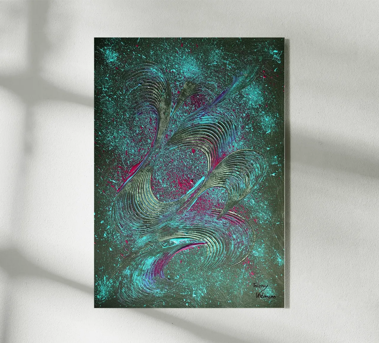 IDEAL GIFT 104 plexiglass da Thierry Vobmann Abstract painting
