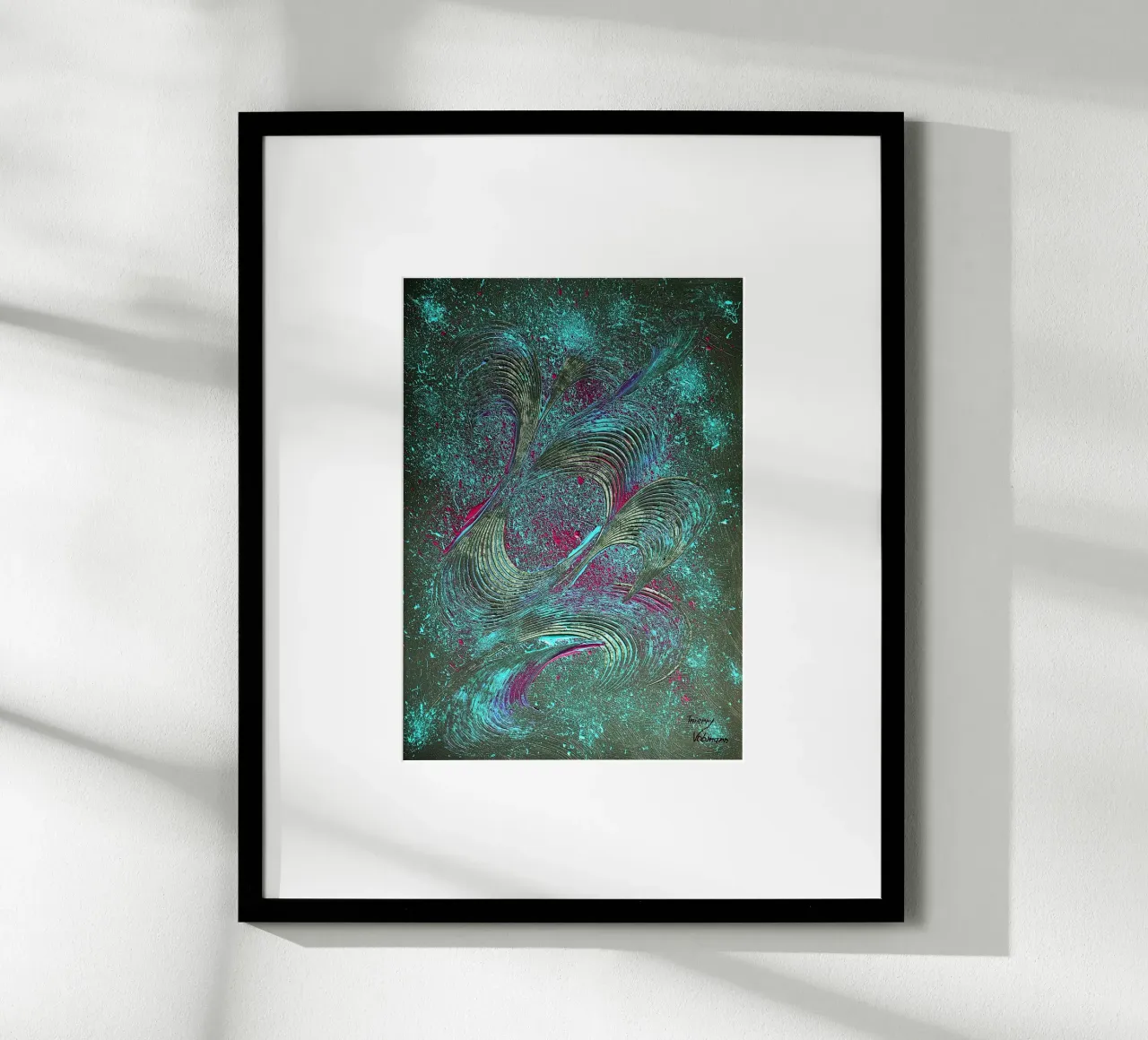 IDEAL GIFT 104 hahnemühle by Thierry Vobmann Abstract painting