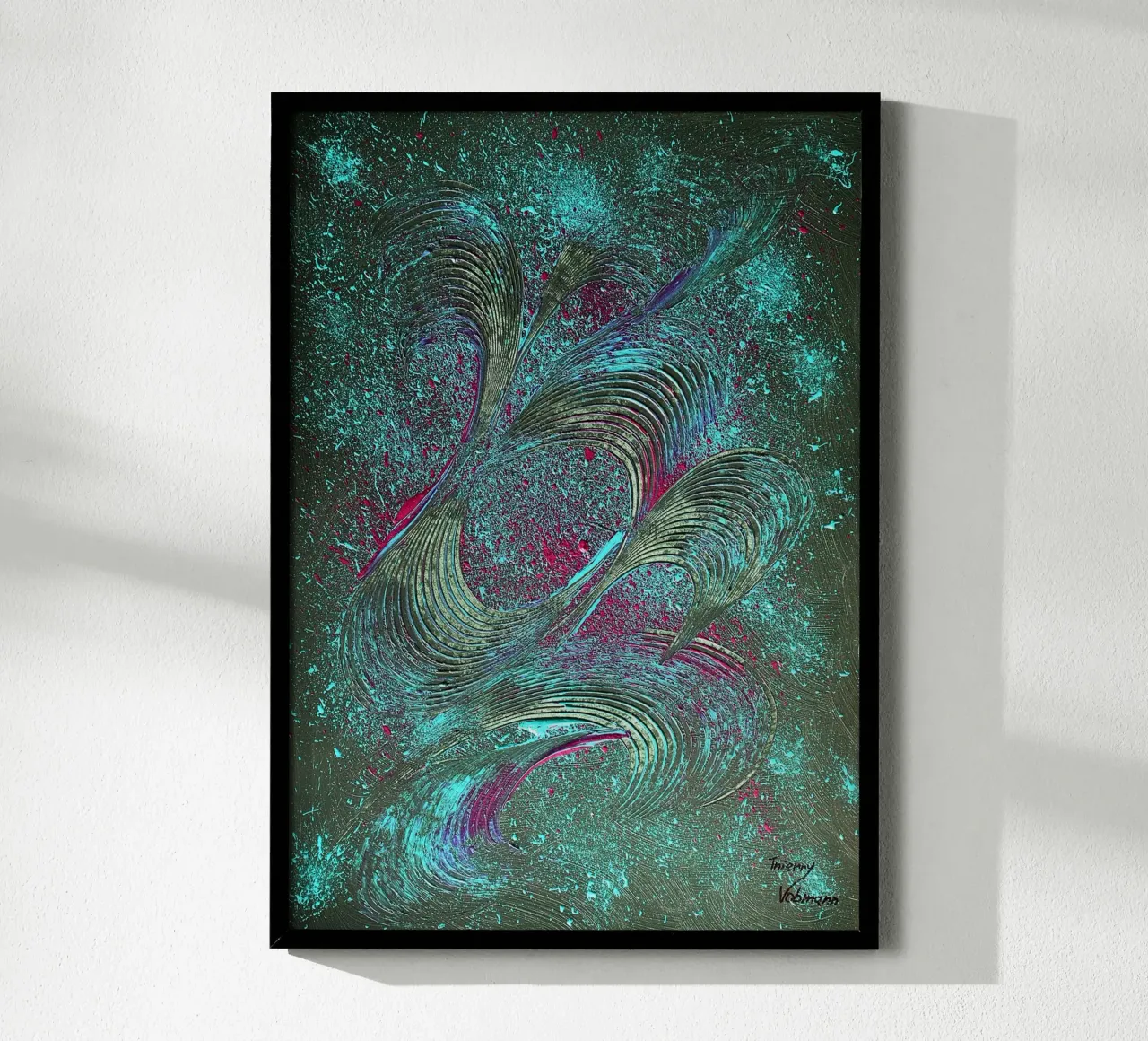 IDEAL GIFT 104 hahnemühle by Thierry Vobmann Abstract painting