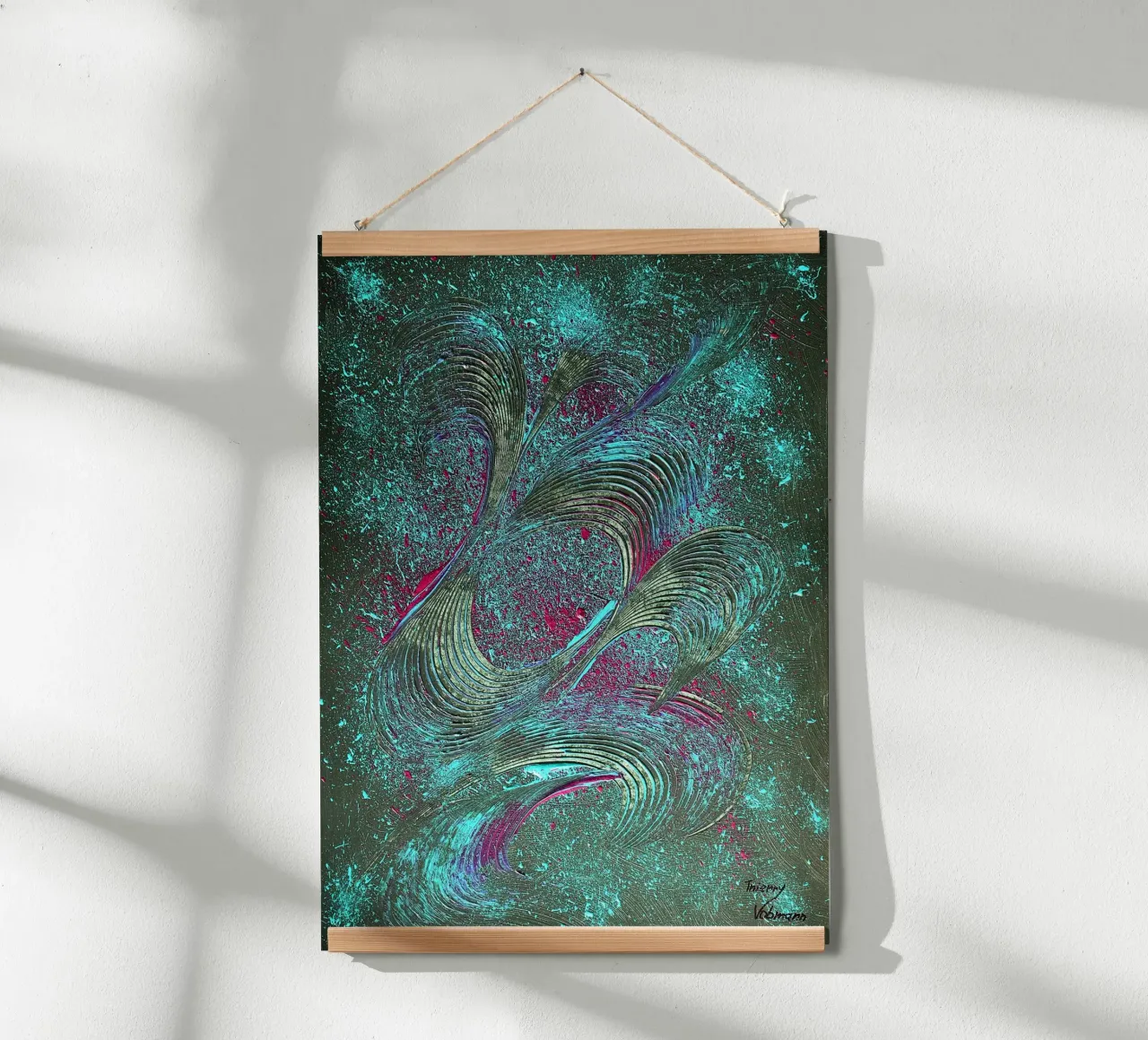 IDEAL GIFT 104 hahnemühle by Thierry Vobmann Abstract painting