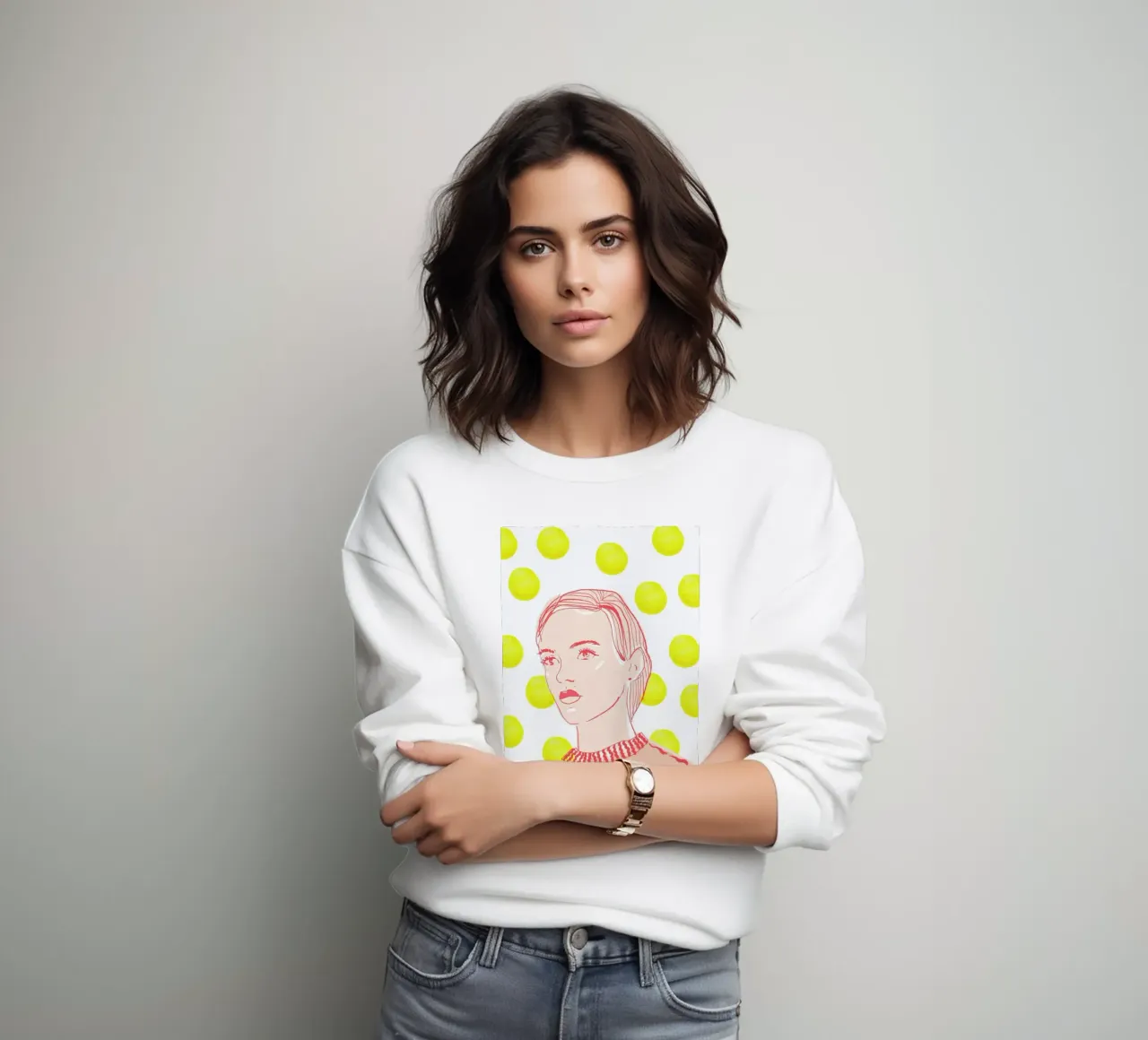 Sunny sweatshirt by Niina Pechkovskaya