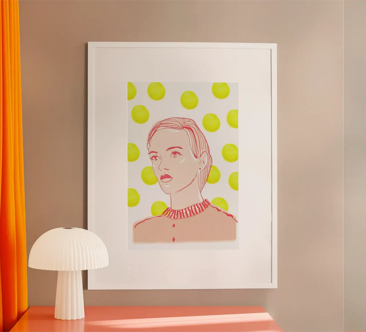 Sunny poster con telaio in alluminio da Niina Pechkovskaya