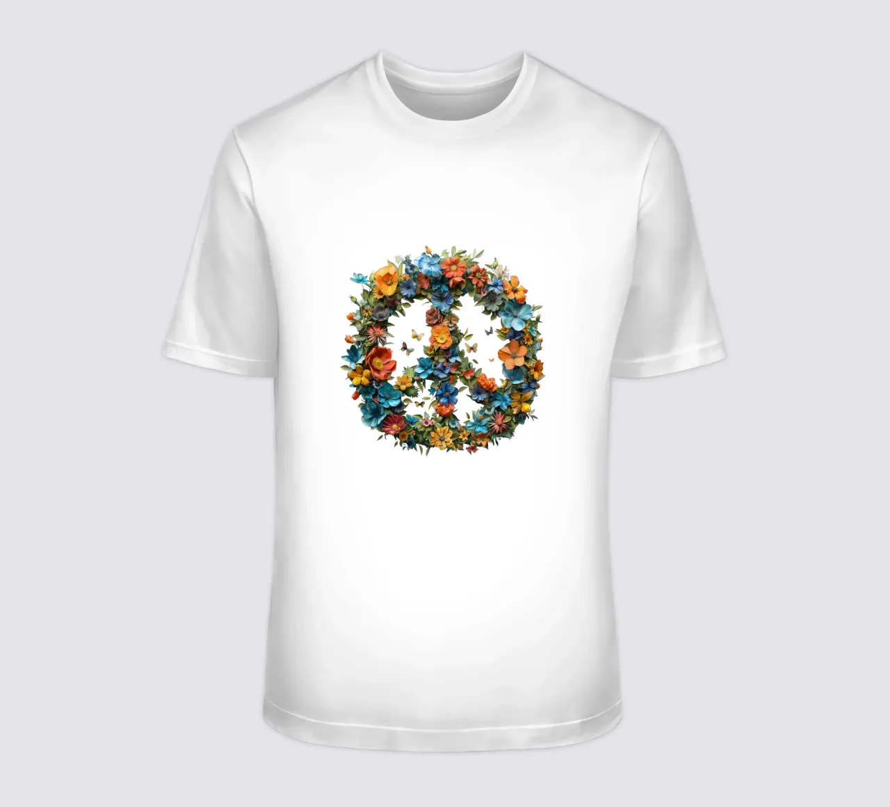 Frieden "Inneres Gleichgewicht" T-Shirt von Nikis Art Studio