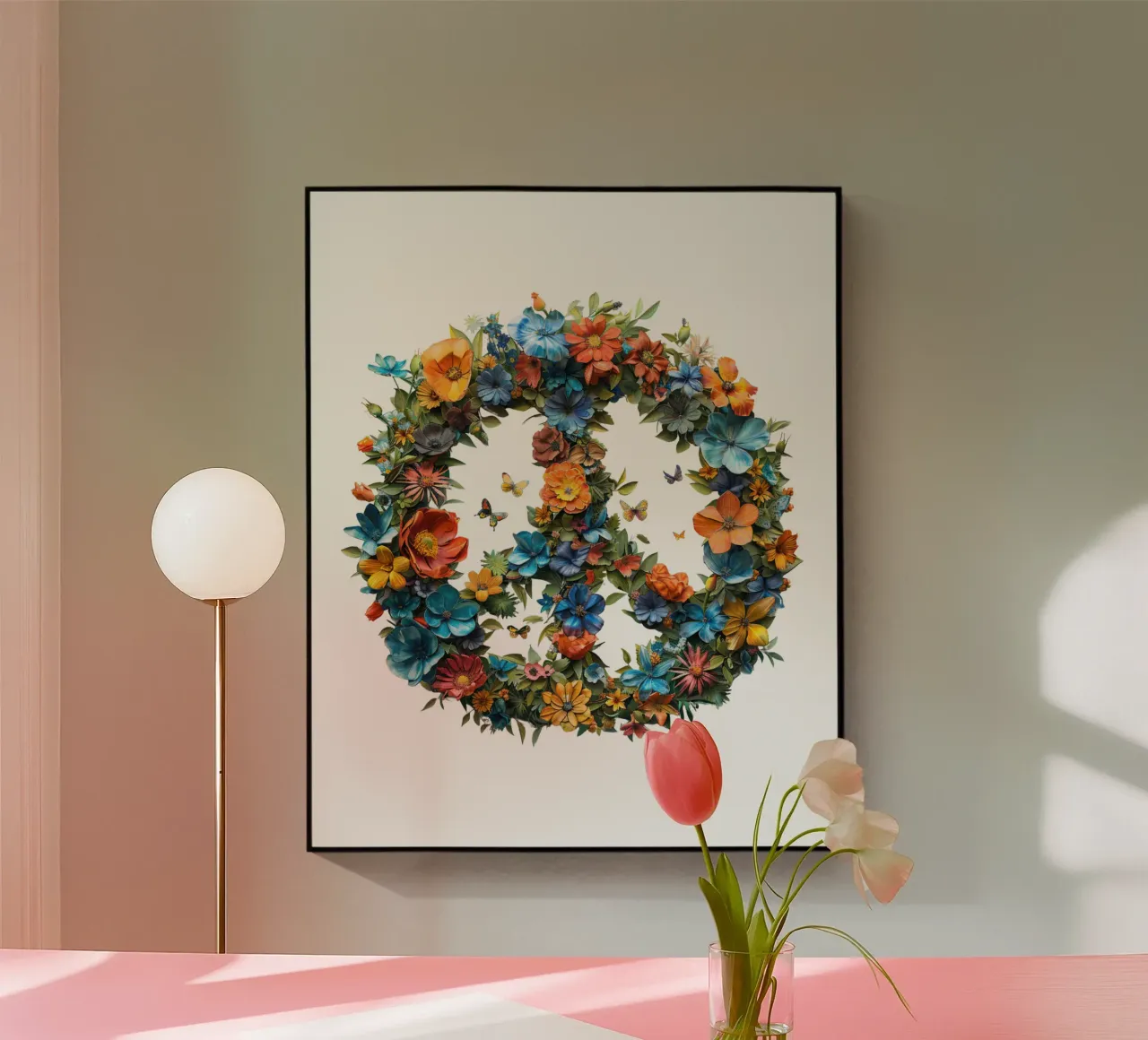 Frieden "Equilibrio interiore plexiglass da Nikis Art Studio