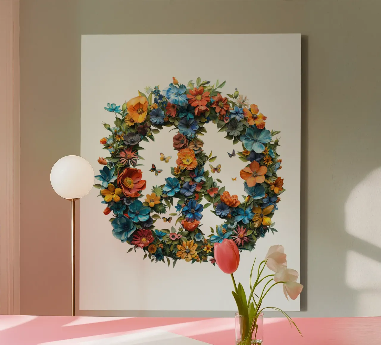 Frieden "Balance Within" canvas with Floater frame by Nikis Art Studio