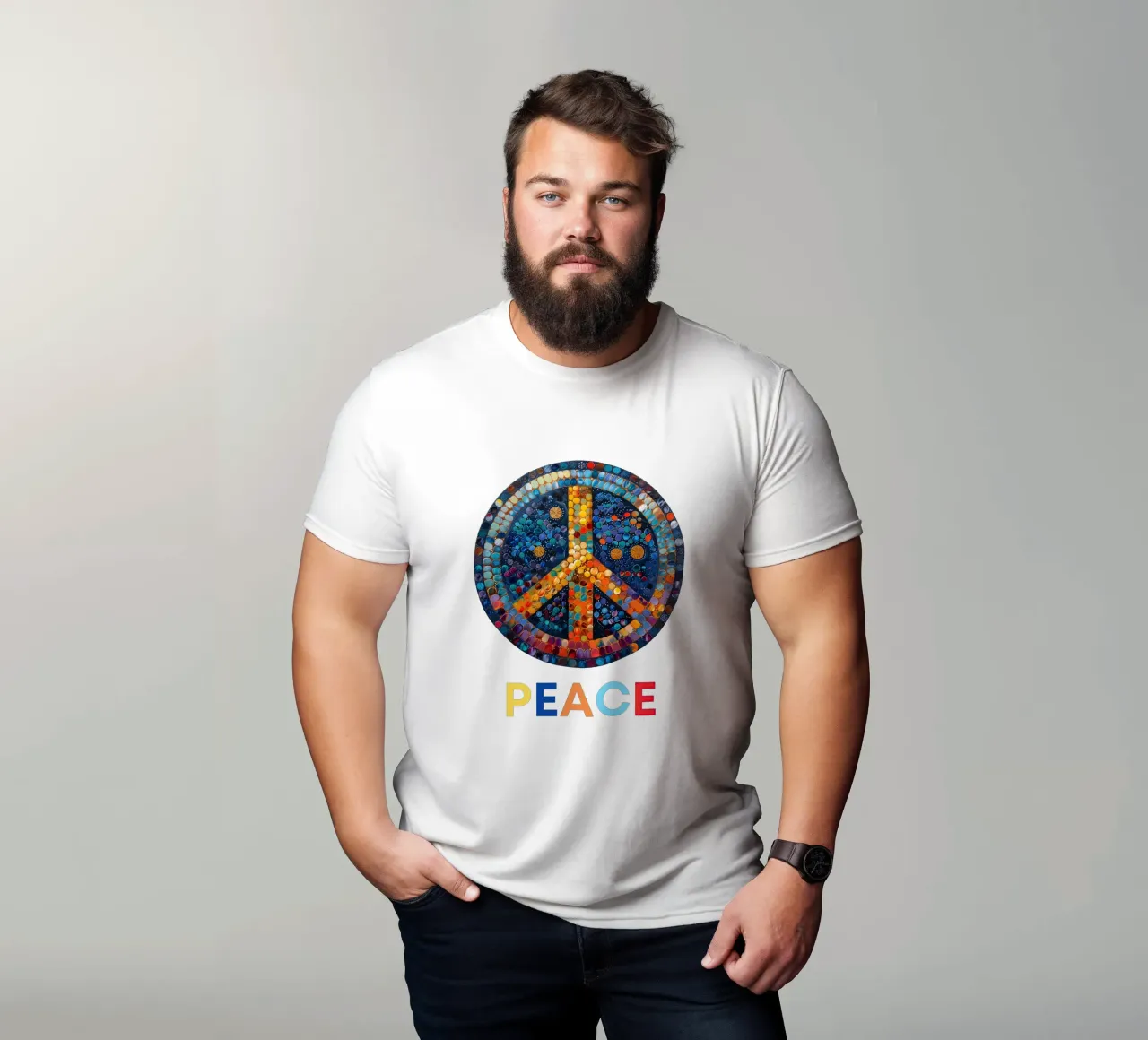 La pace t-shirt da Nikis Art Studio
