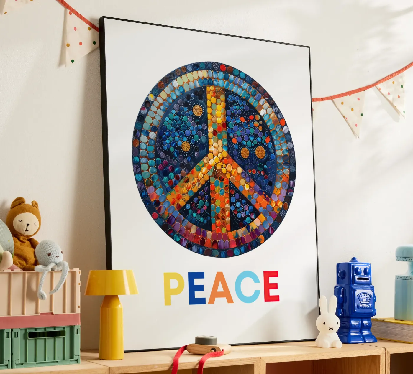 La pace alluminio dibond da Nikis Art Studio