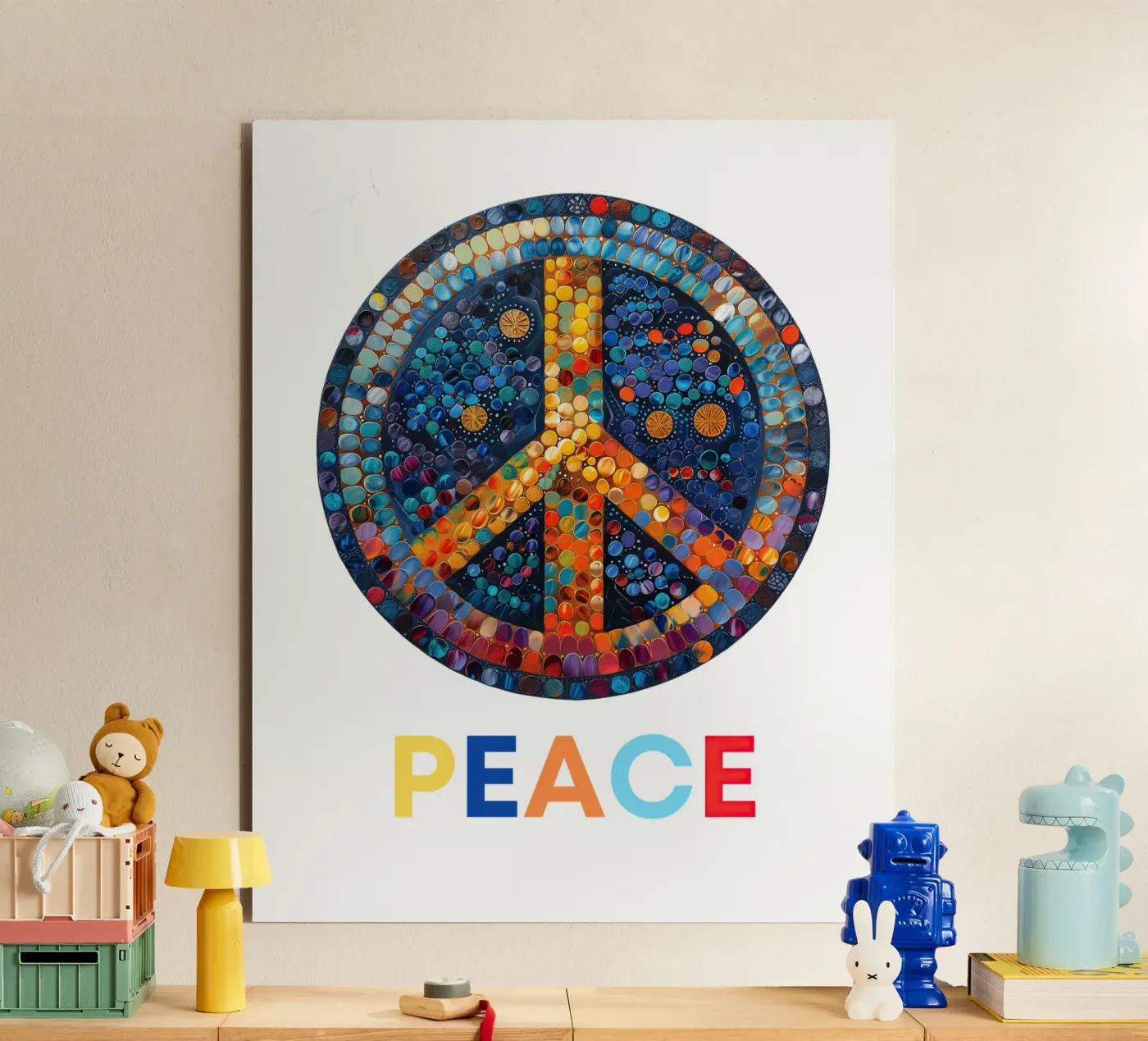 La pace alluminio dibond da Nikis Art Studio