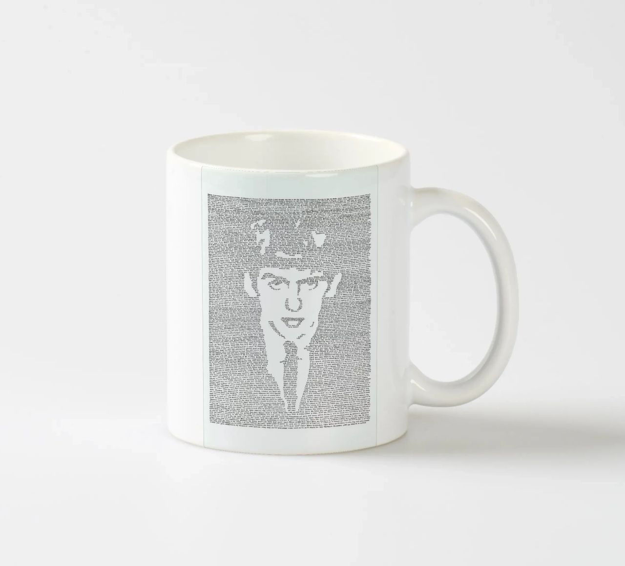 George tazza in ceramica da Mike Matola
