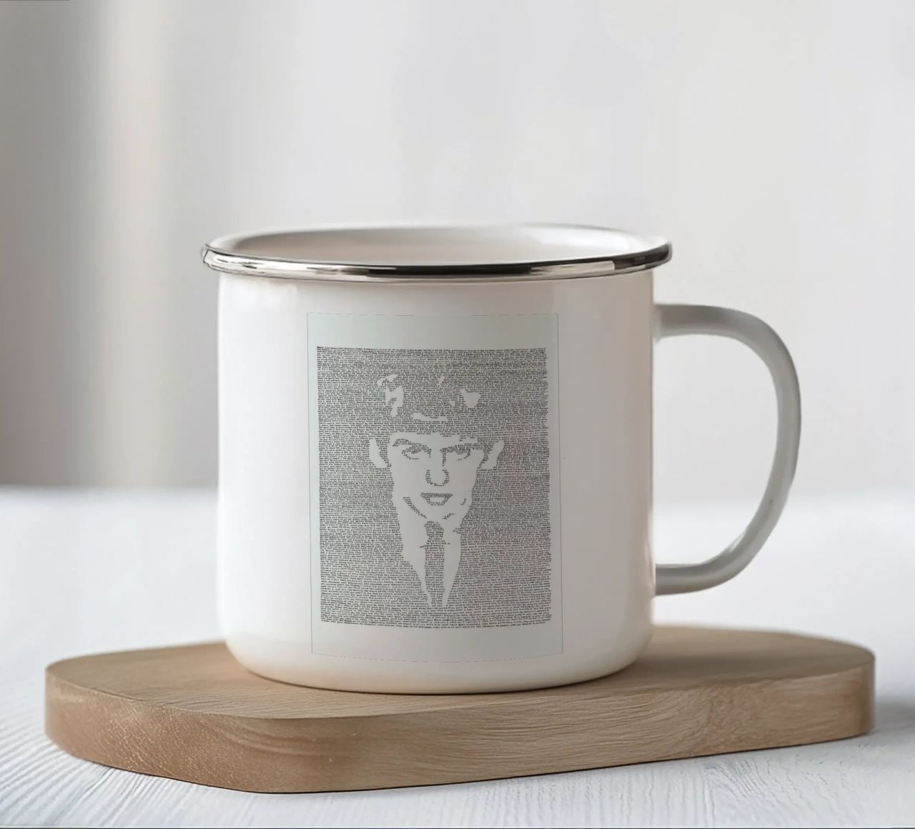 George tazza in smalto da Mike Matola