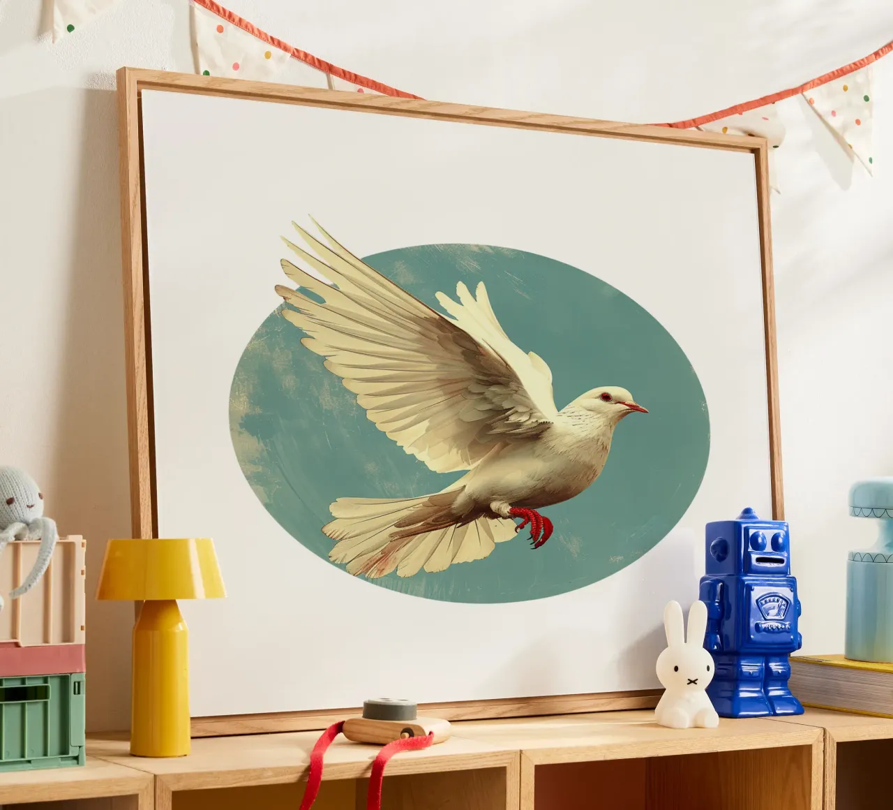 Dove of peace acrylic glass by Nikis Art Studio