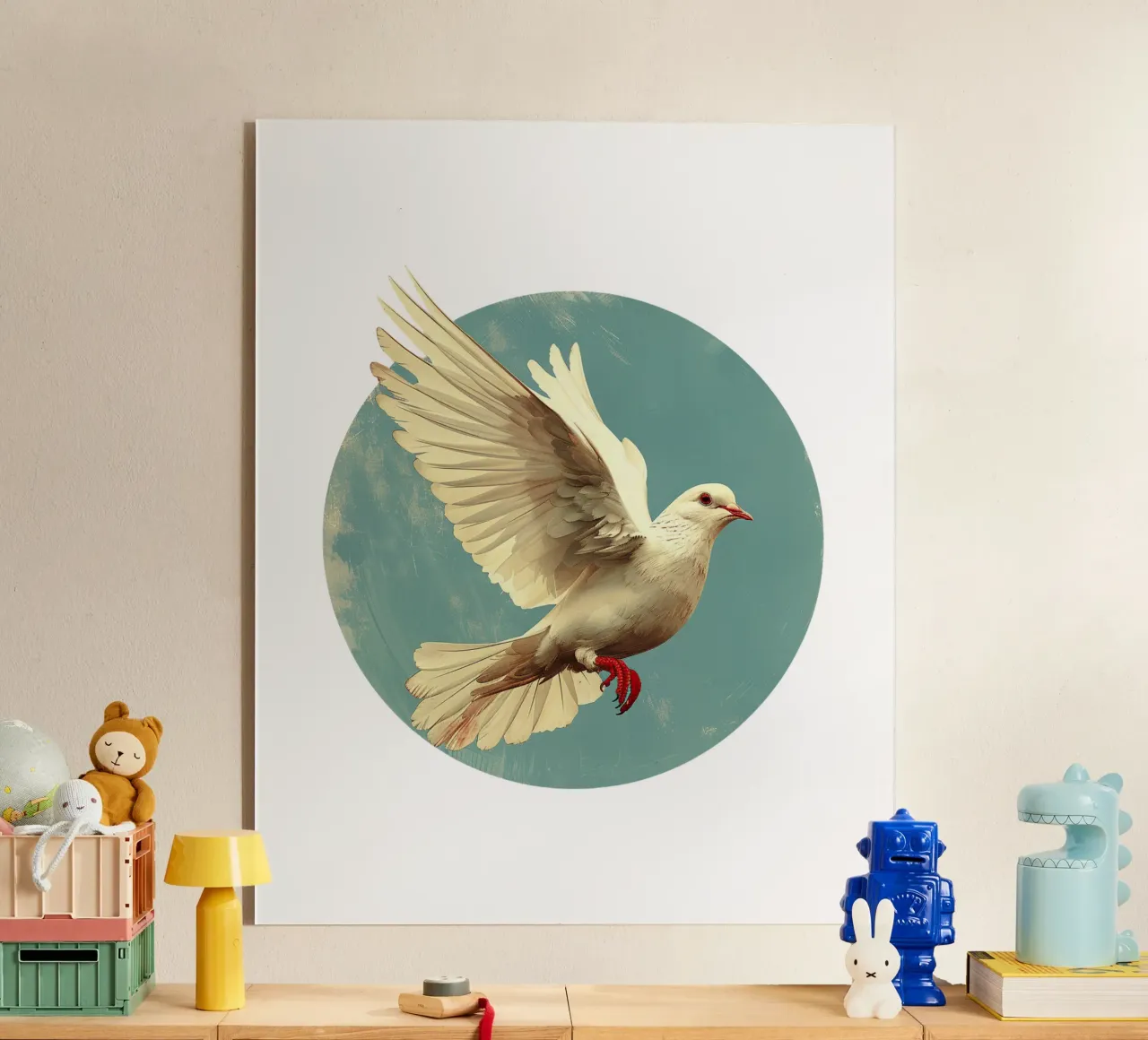 Dove of peace acrylic glass by Nikis Art Studio