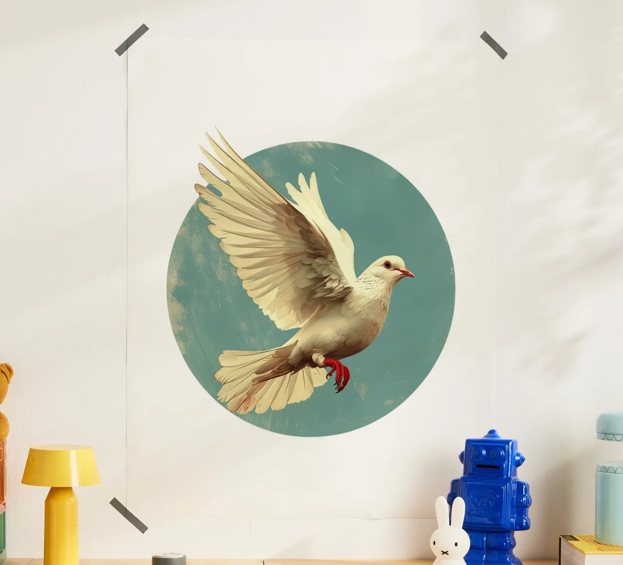 Colomba della pace poster da Nikis Art Studio