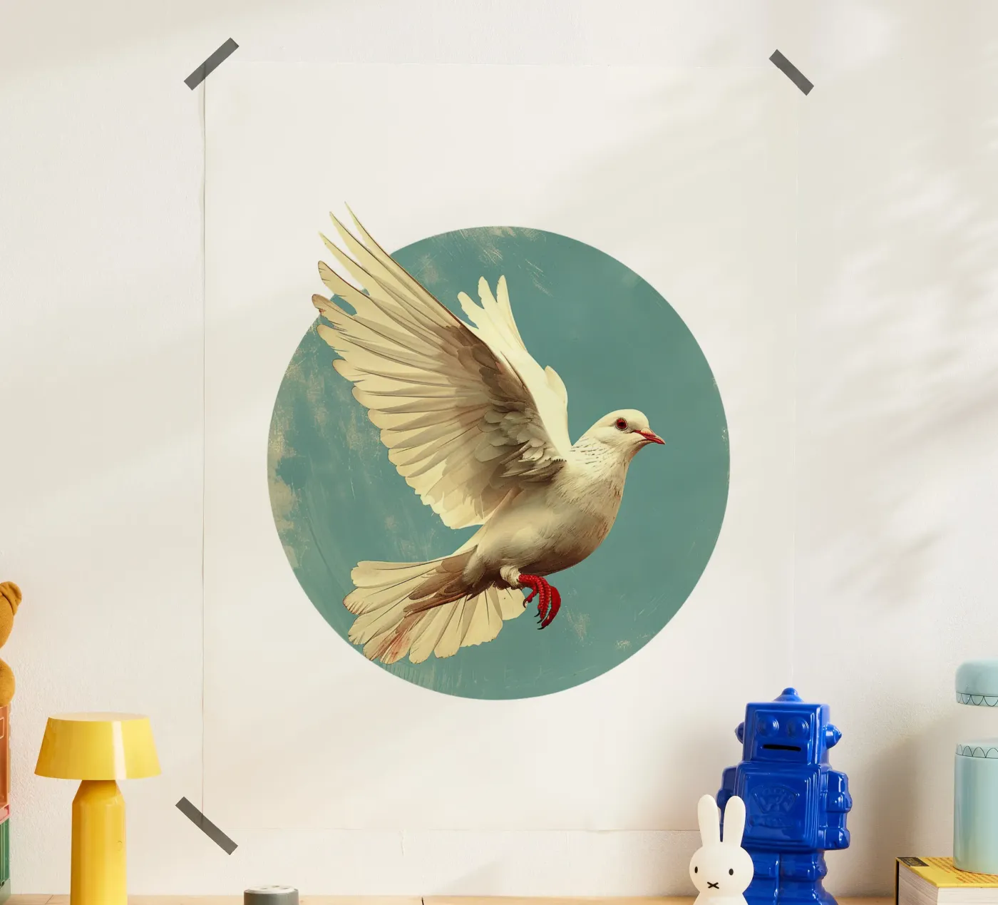 Colomba della pace poster da Nikis Art Studio