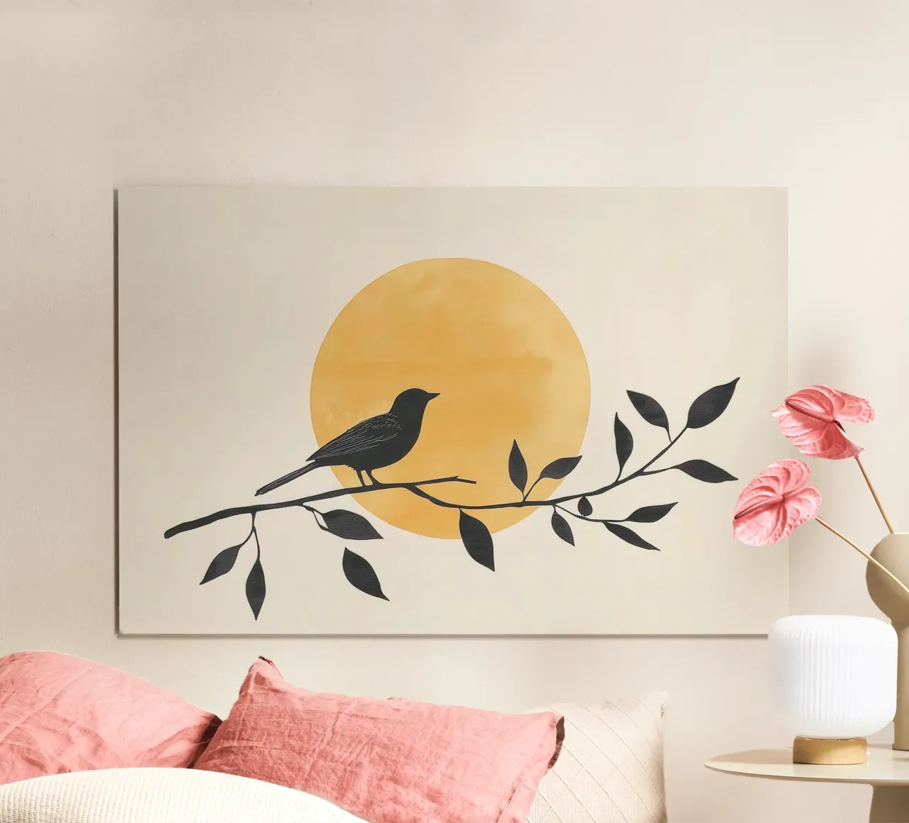 Silhouette di uccelli poster da Melloi Art Print