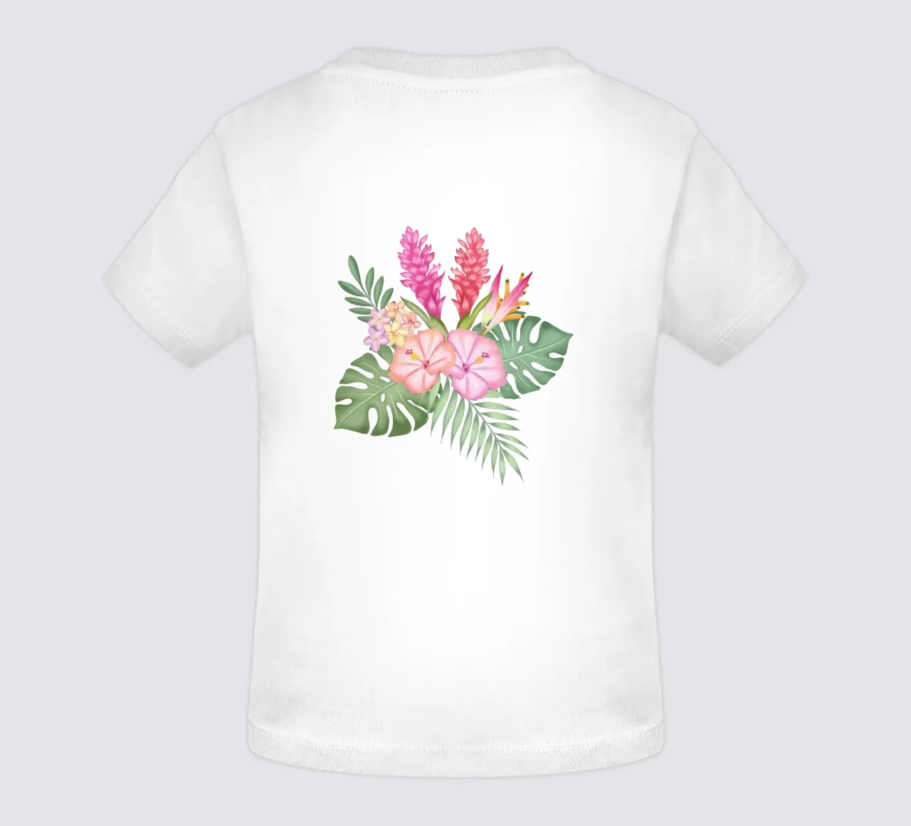 Sogno tropicale con fiori esotici. maglietta neonato da CalliLetters