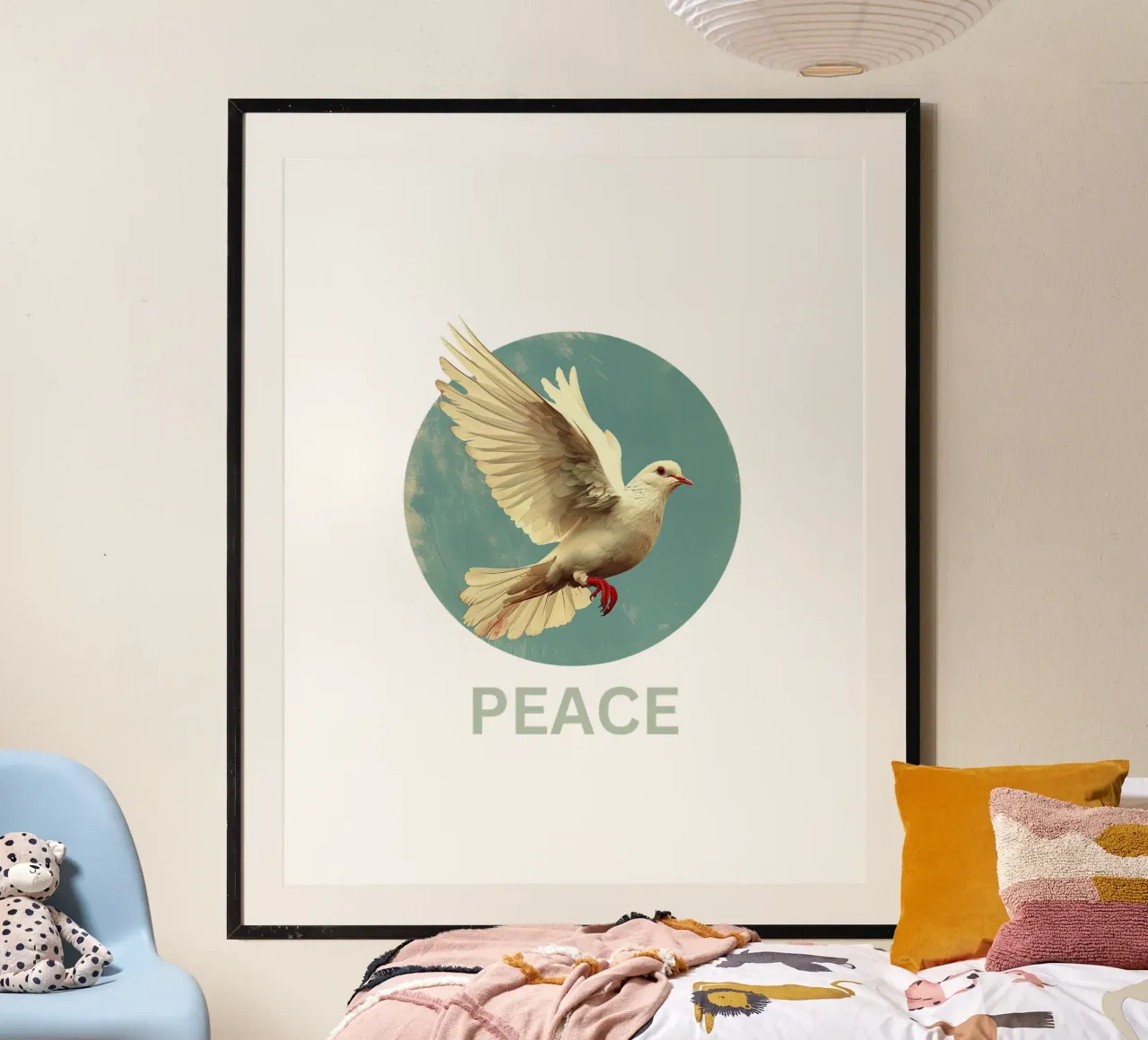 Colomba della pace poster da Nikis Art Studio