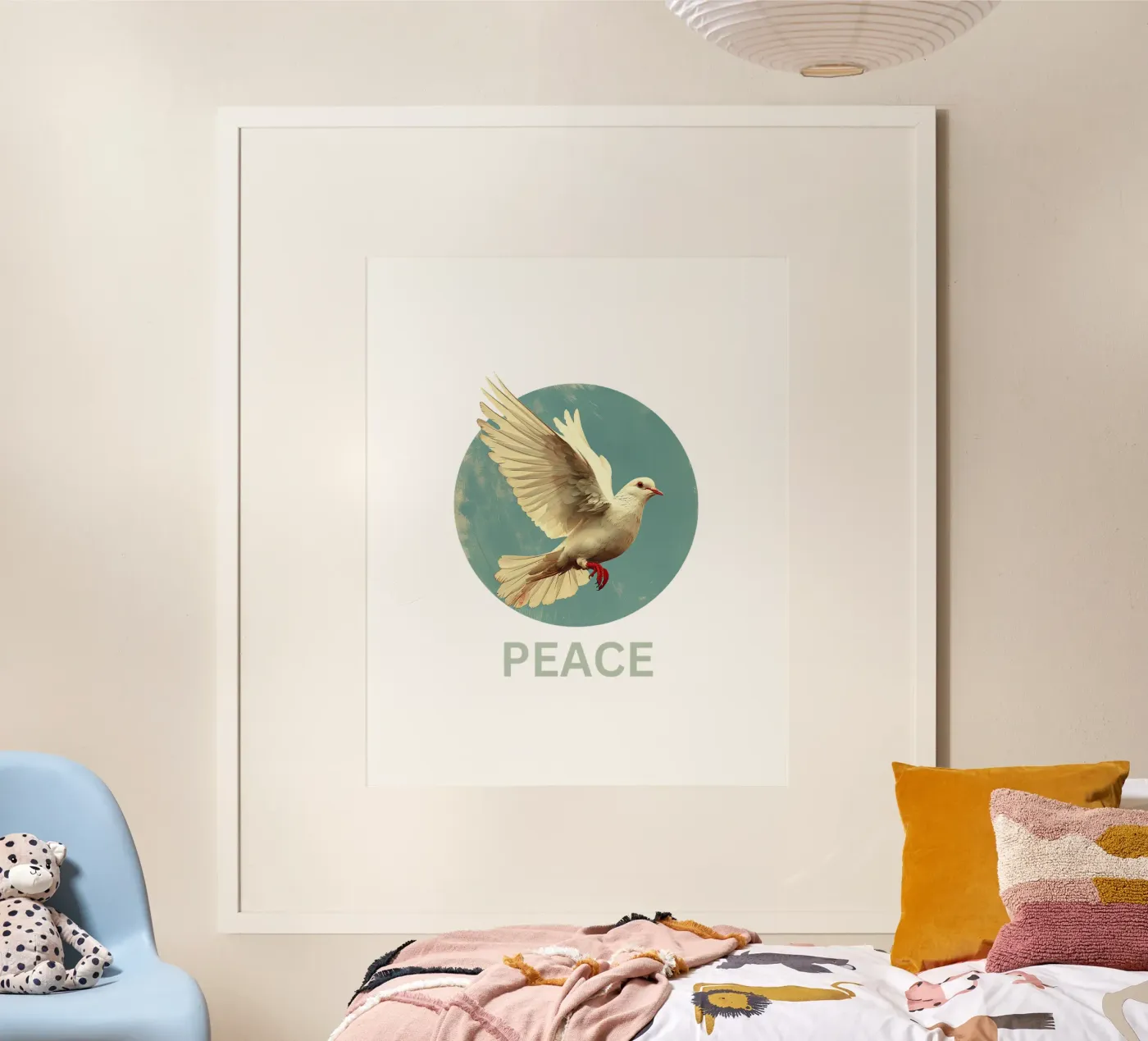 Dove of peace poster da Nikis Art Studio
