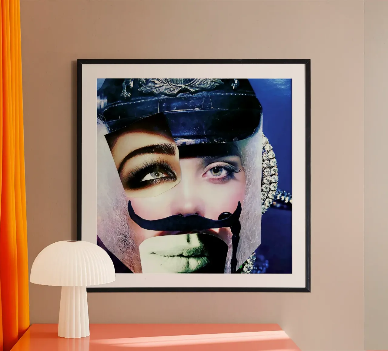 Dupe Pic Collage - Royal poster with plastic frame by MissVeroonica