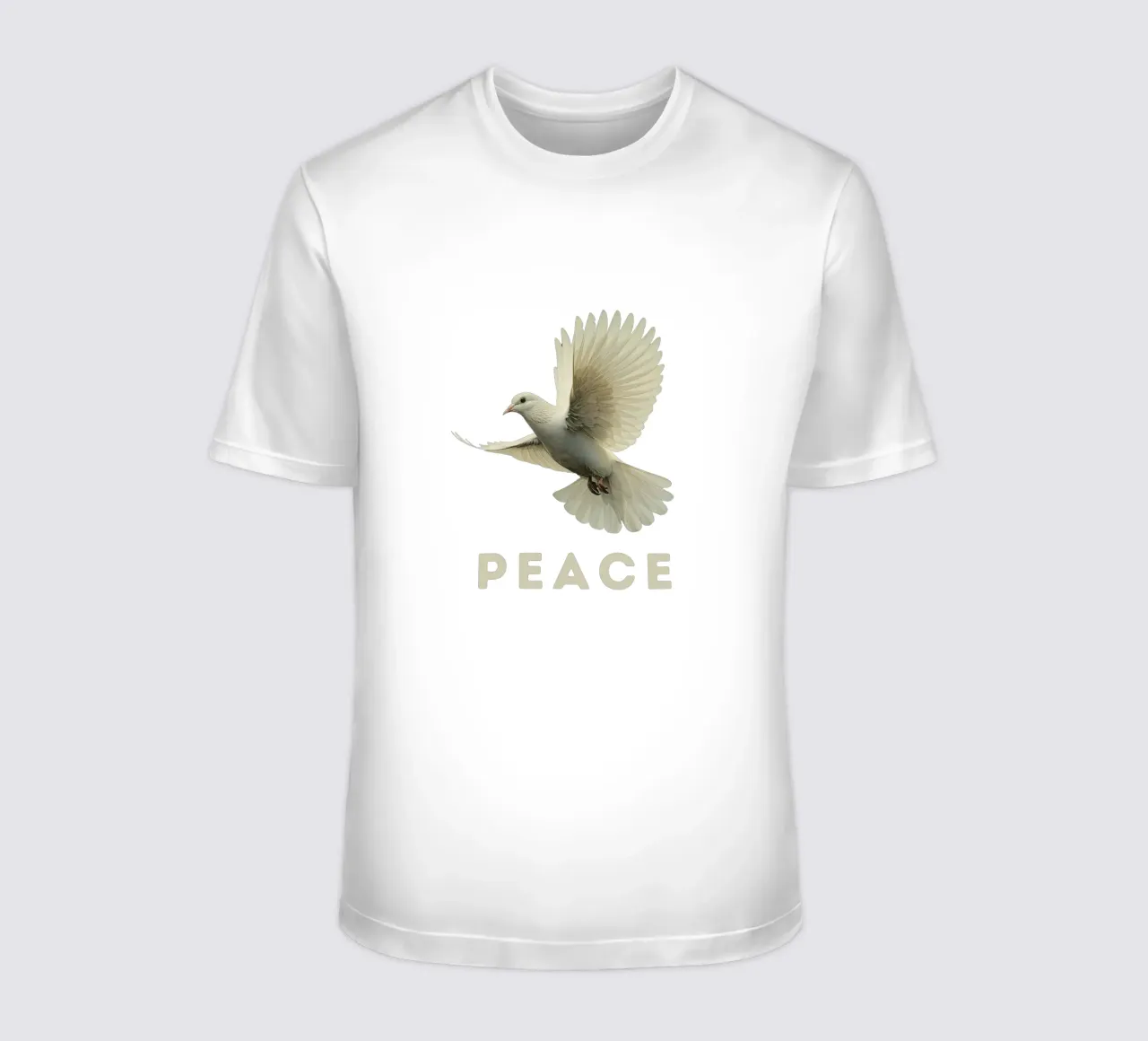 Dove of peace t-shirt by Nikis Art Studio