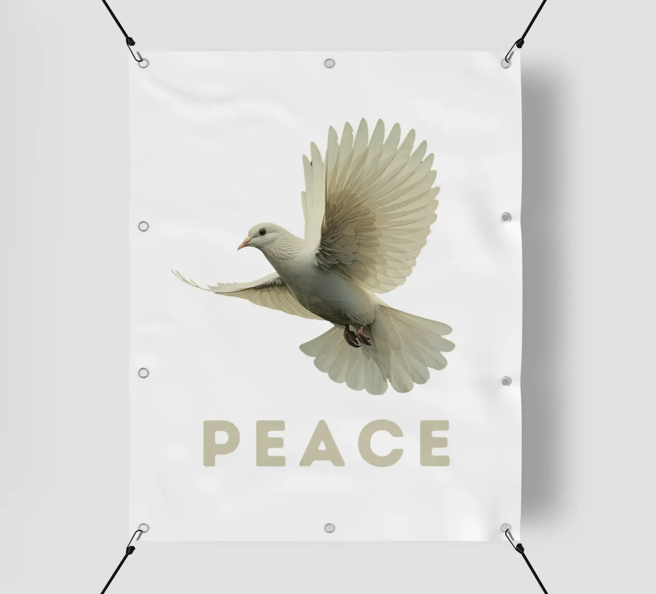 Dove of peace pvc cover by Nikis Art Studio
