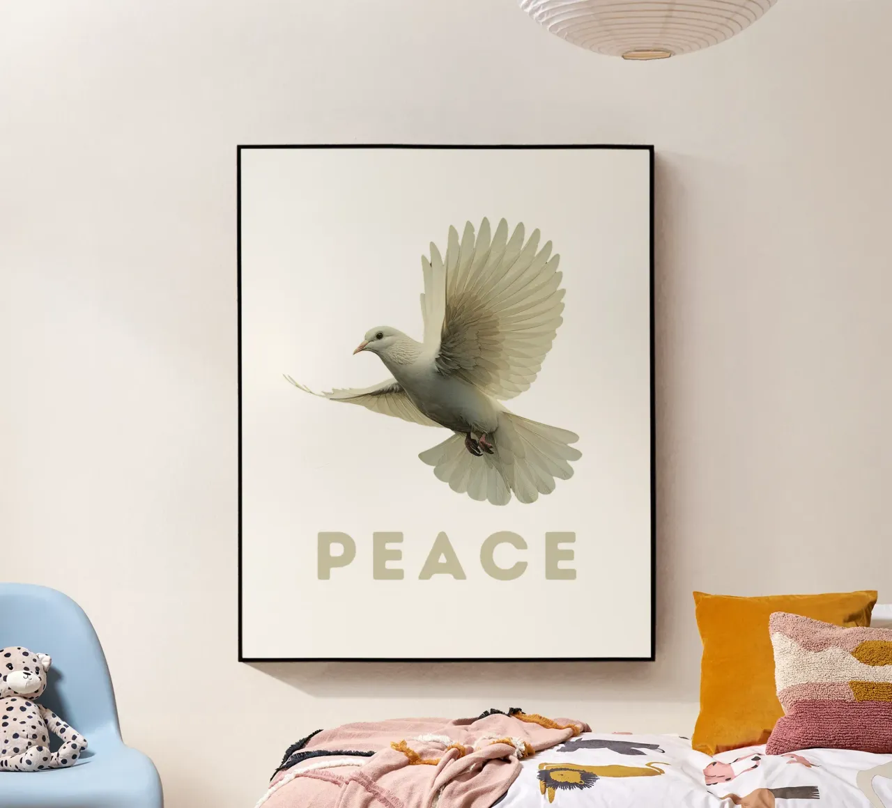 Dove of peace acrylic glass by Nikis Art Studio