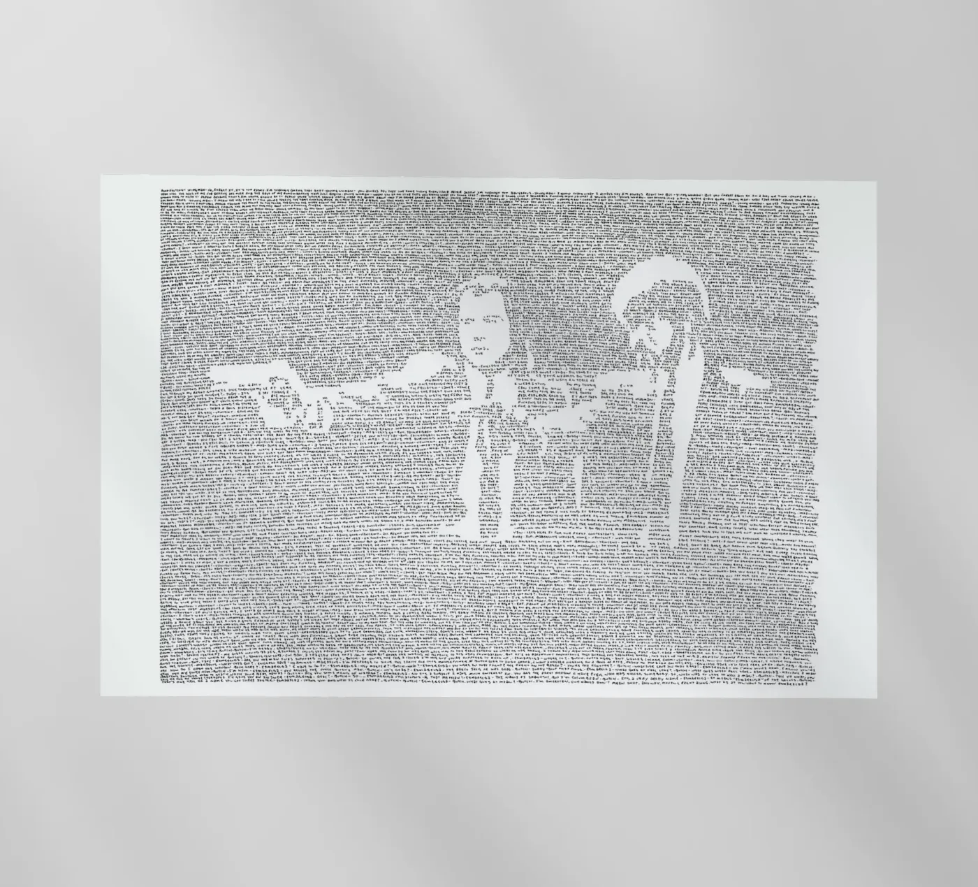 Pulp Fiction pellicola backlit da Mike Matola