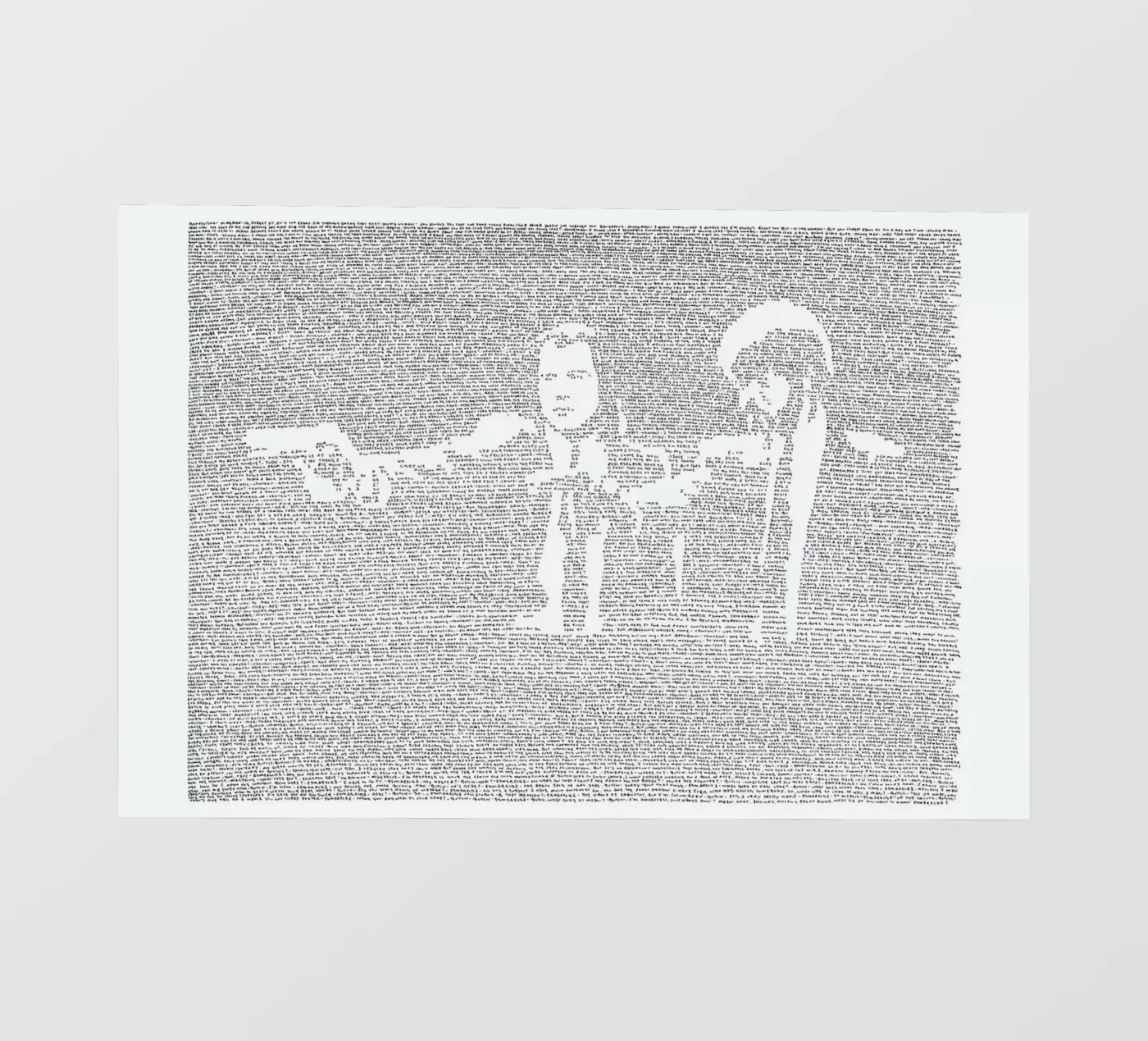 Pulp Fiction pellicola backlit da Mike Matola