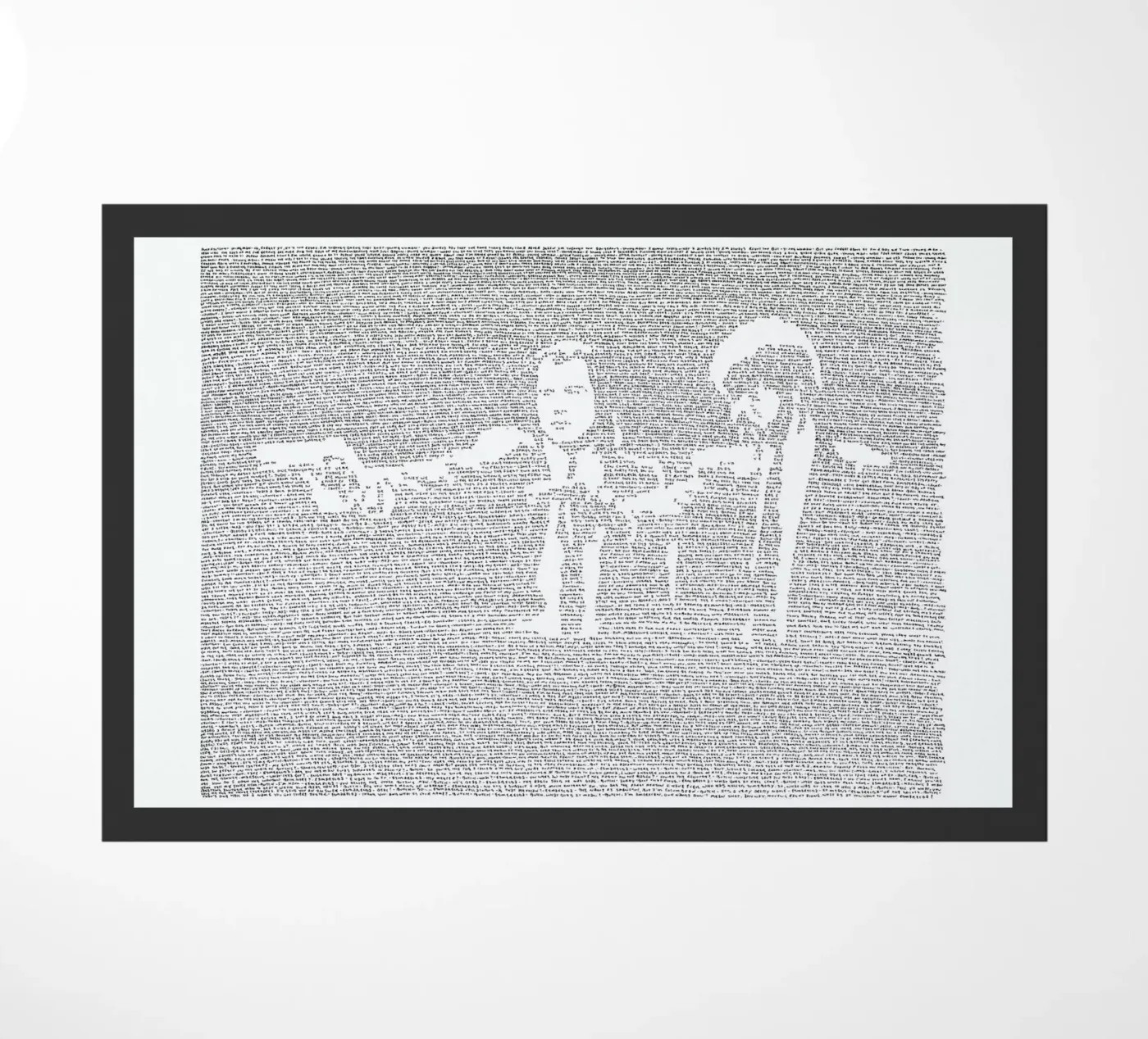Pulp Fiction deurmat van Mike Matola