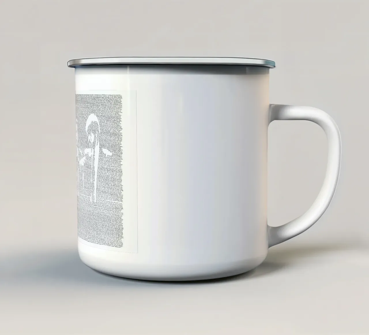 Pulp Fiction taza de esmalte de Mike Matola