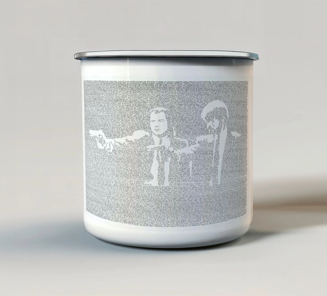 Pulp Fiction tazza in smalto da Mike Matola