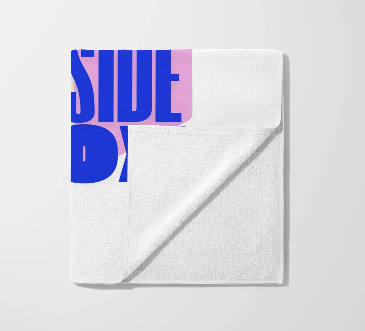 Let`s think outside the box beach towel by Street Boutique