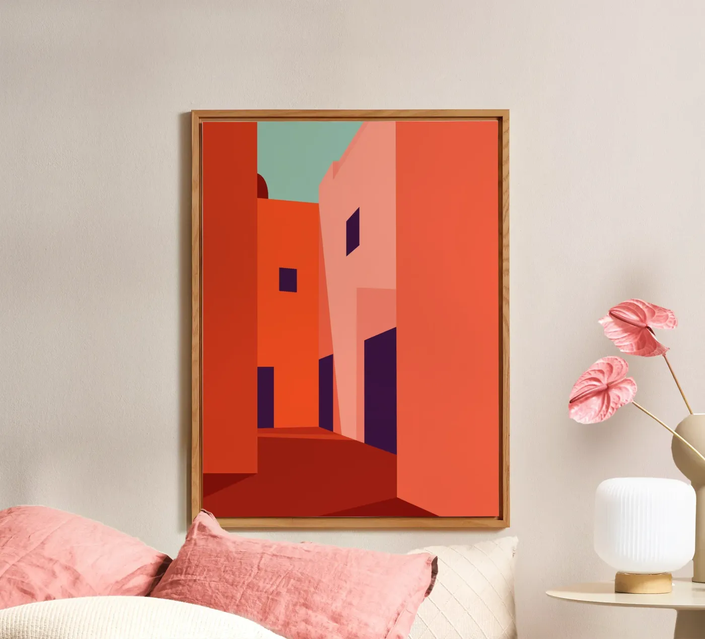 Orange Marrakech forex plate by susanapaz