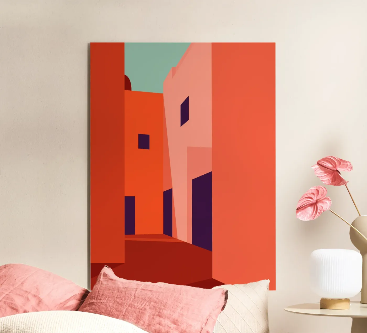 Orange Marrakech forex plate by susanapaz