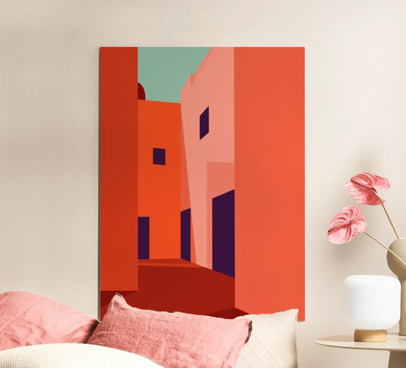 Orange Marrakech poster by susanapaz