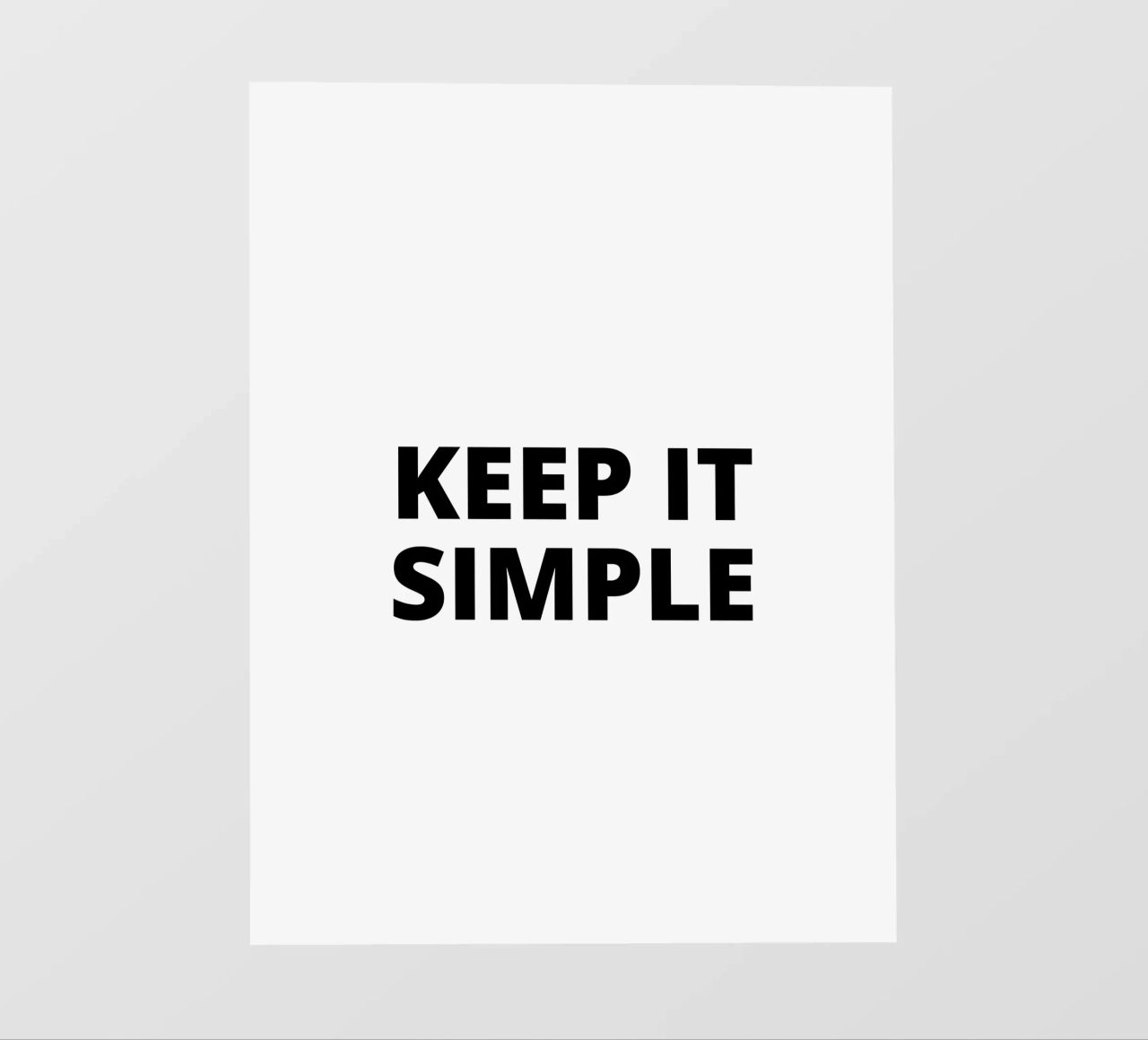 Keep it simple pellicola backlit da Magnific