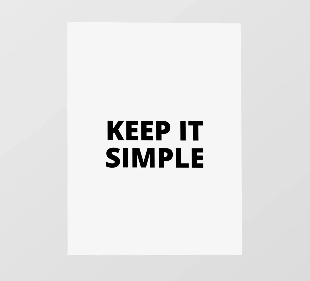 Keep it simple lonas publicitarias de Magnific