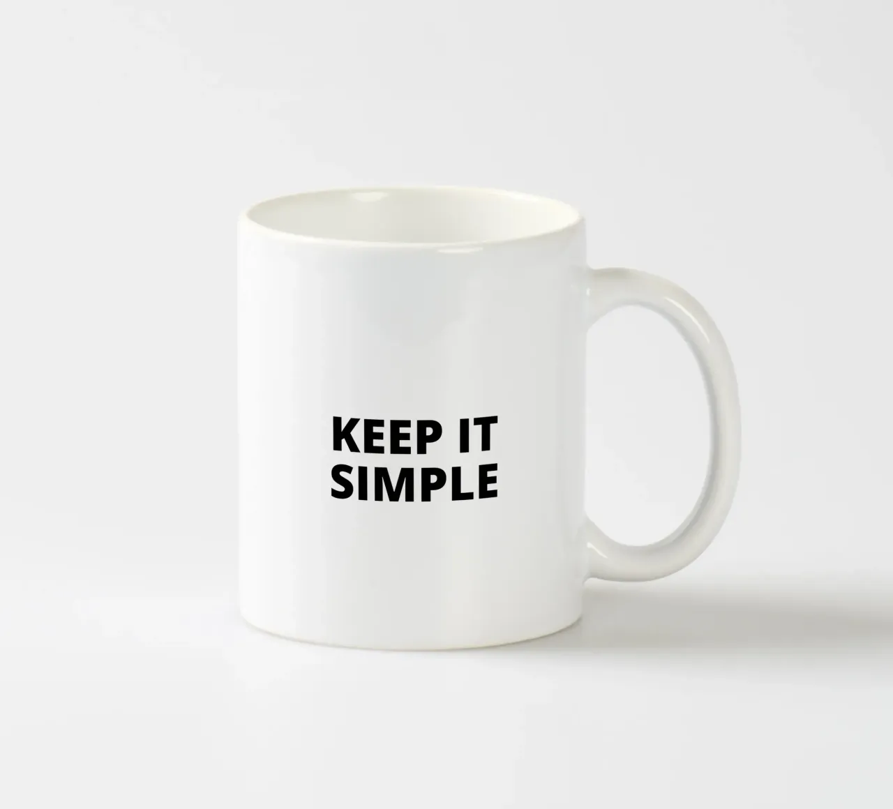 Keep it simple Keramik Tasse von Magnific