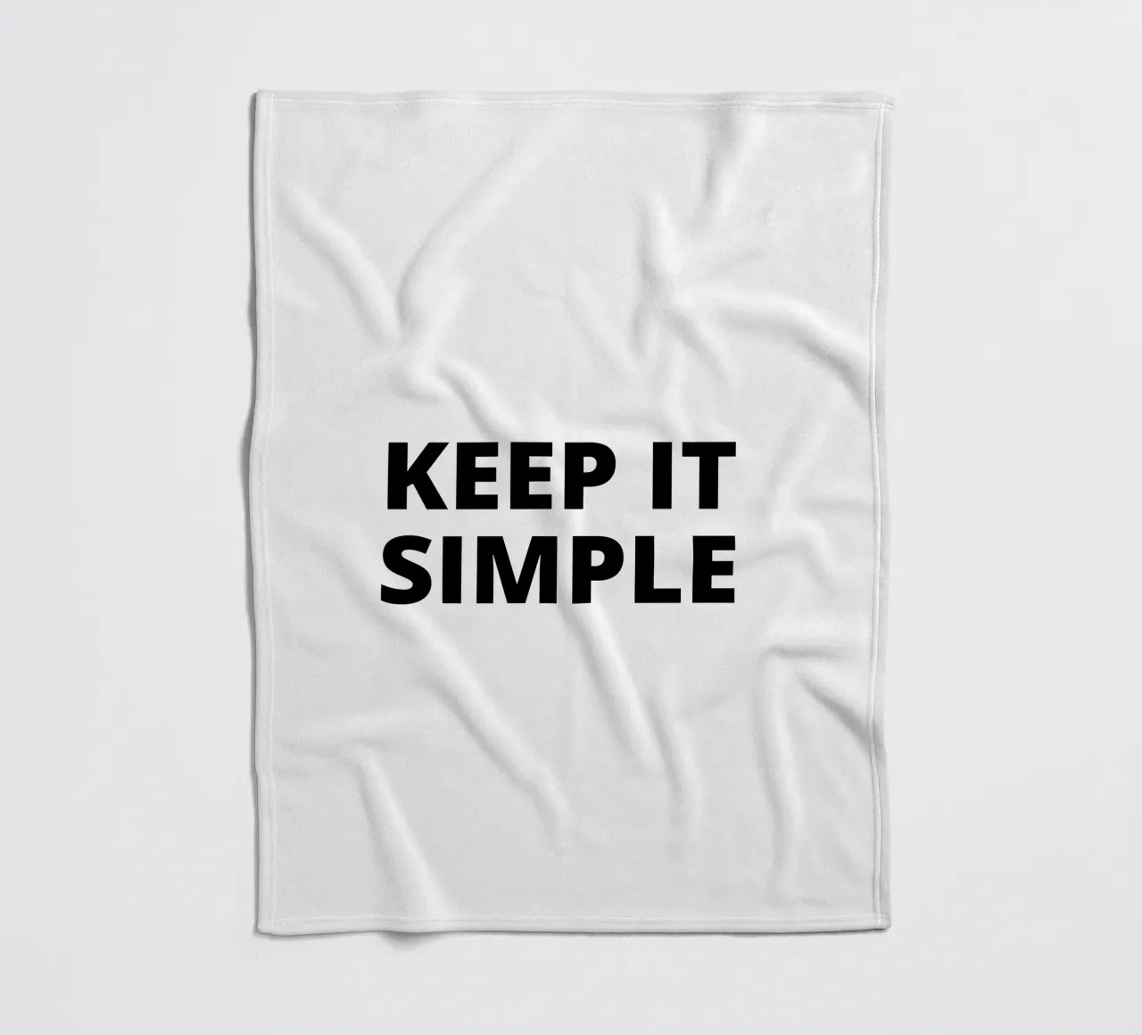 Keep it simple Fleecedecke von Magnific