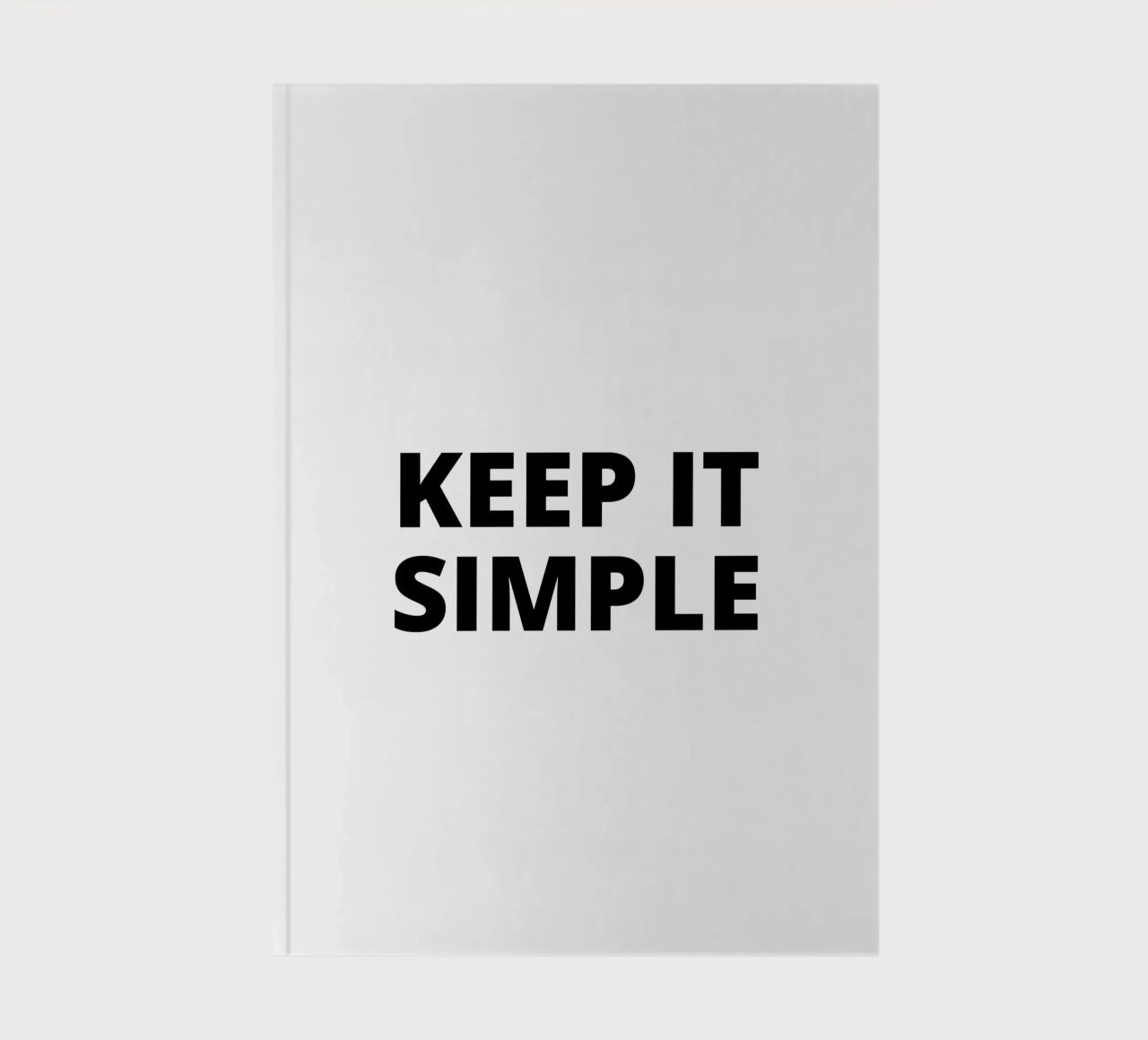 Keep it simple diario da Magnific