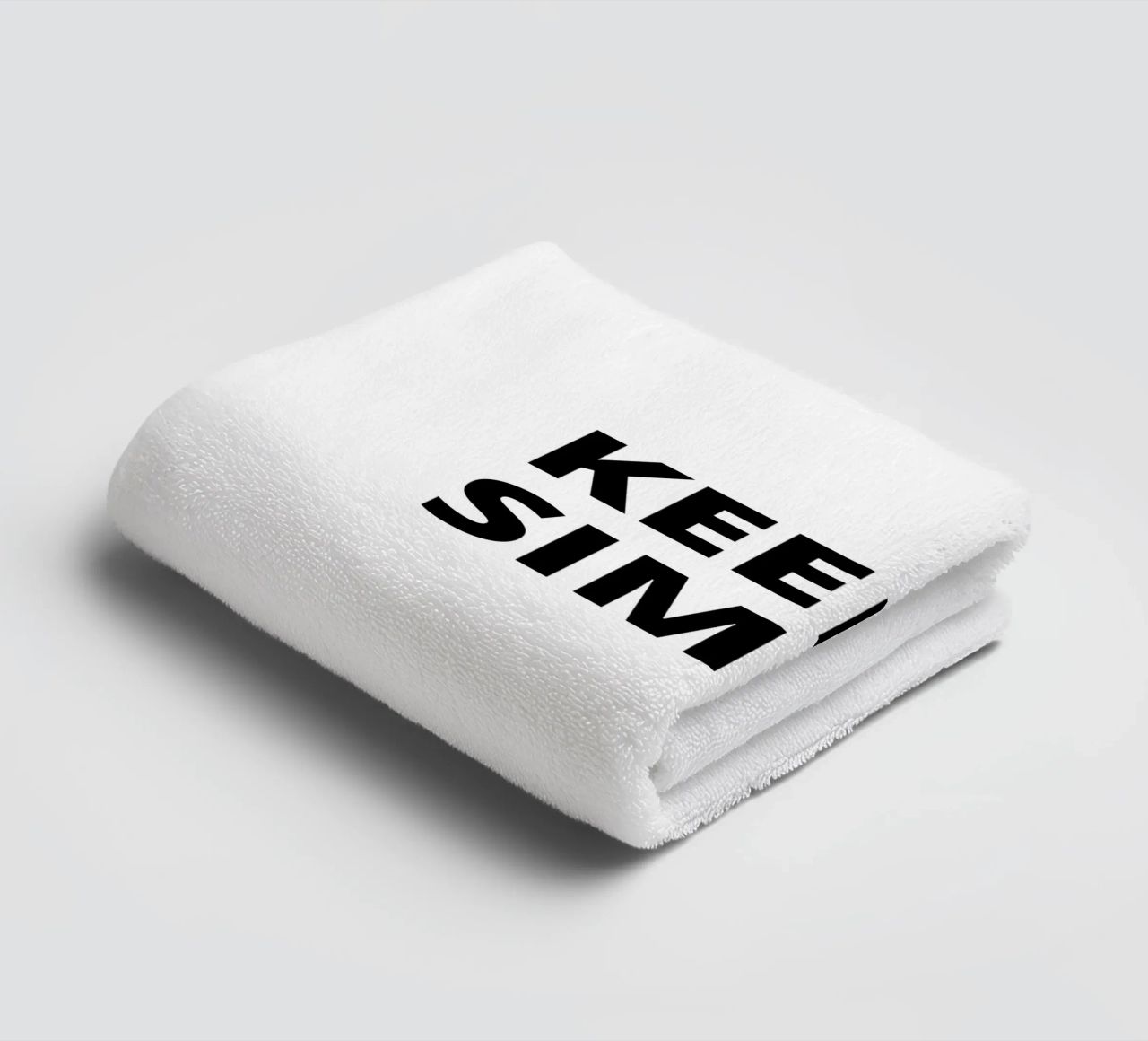 Keep it simple asciugamano da bagno da Magnific