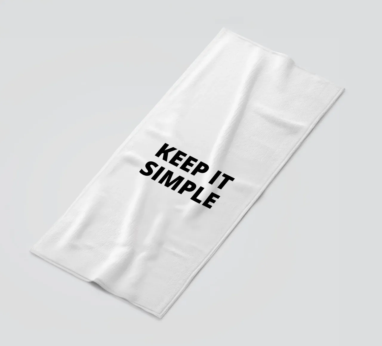Keep it simple strandhanddoek van Magnific