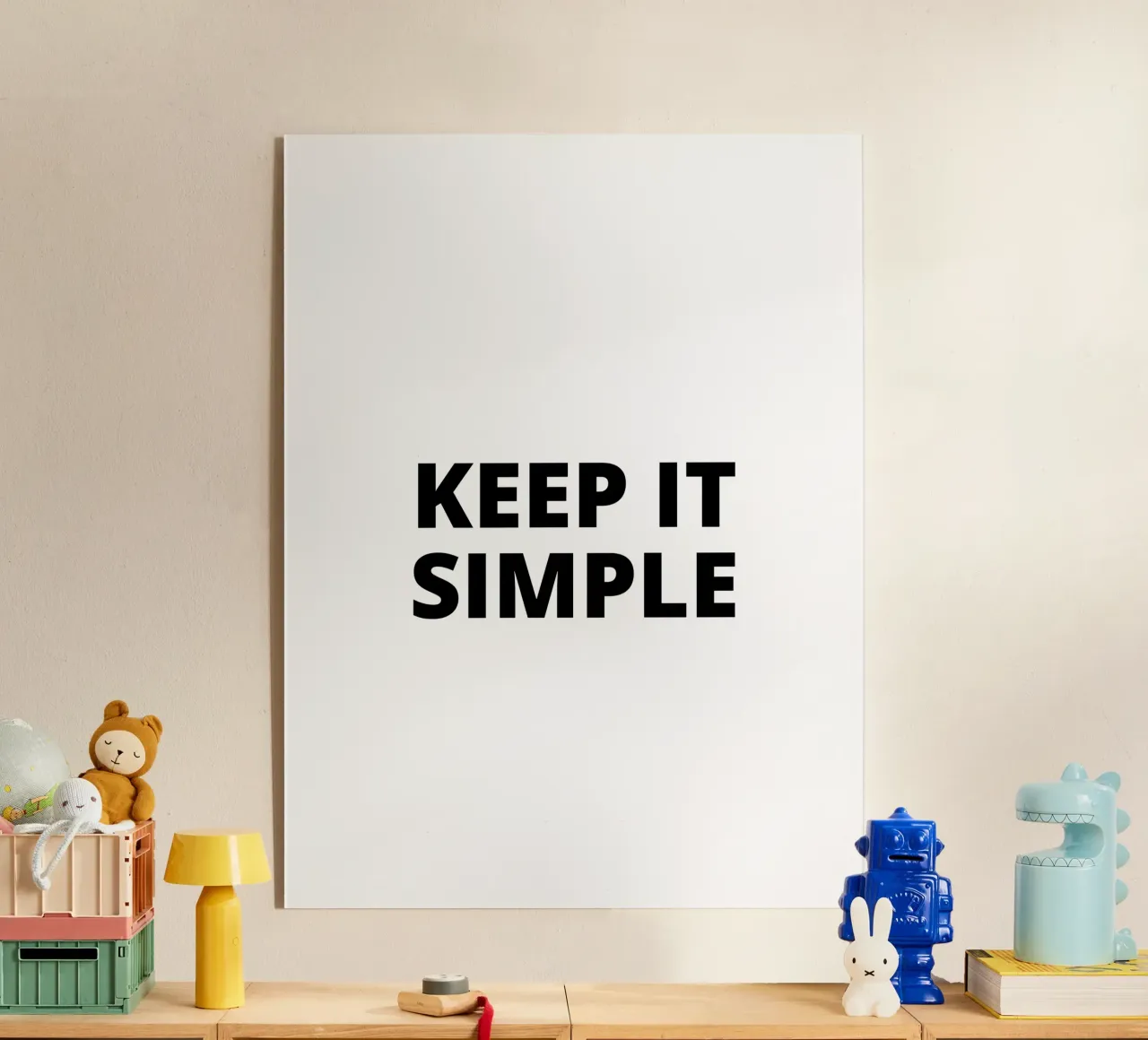 Keep it simple acryl van Magnific