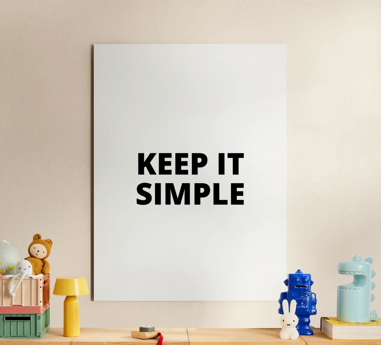 Keep it simple alluminio dibond da Magnific