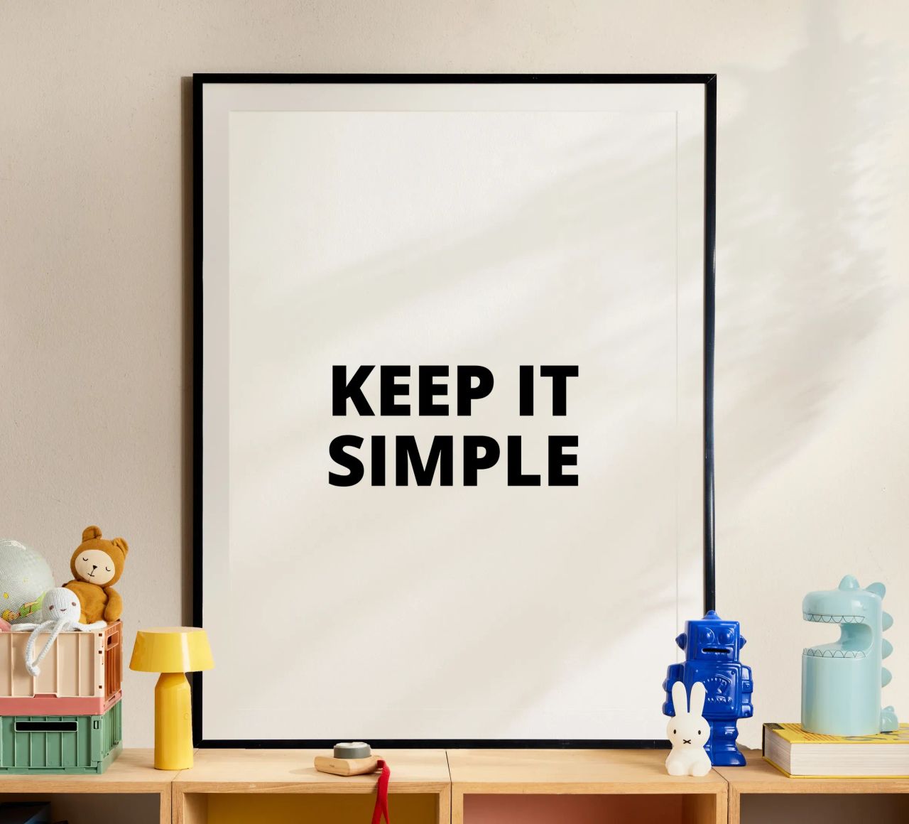 Keep it simple poster da Magnific