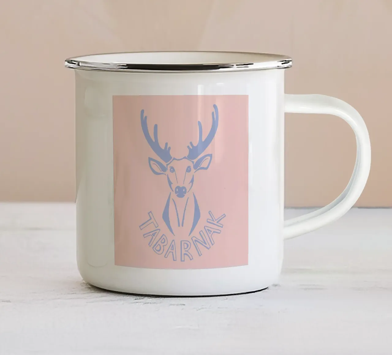 Tabarnak enamel mug by P'tit Vélo