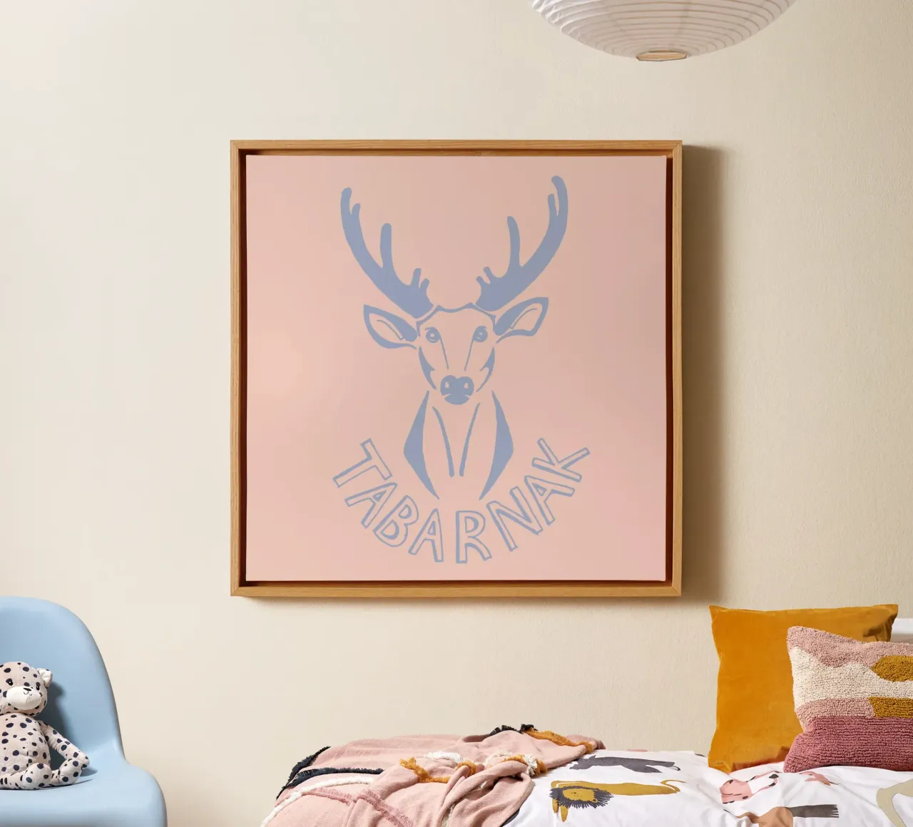 Tabarnak canvas met Baklijst van P'tit Vélo