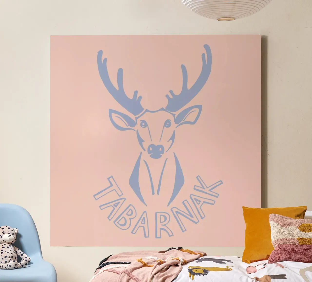 Tabarnak canvas met Baklijst van P'tit Vélo